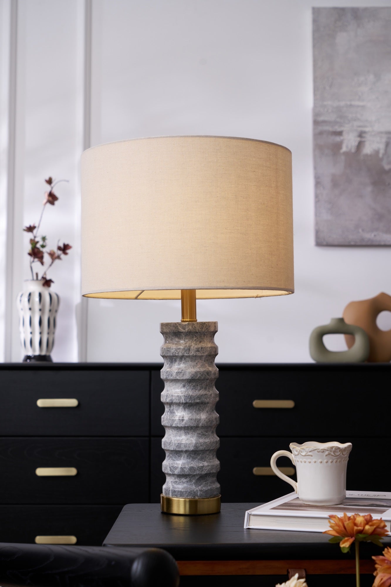 Petirielle Modern Stone Table Lamp