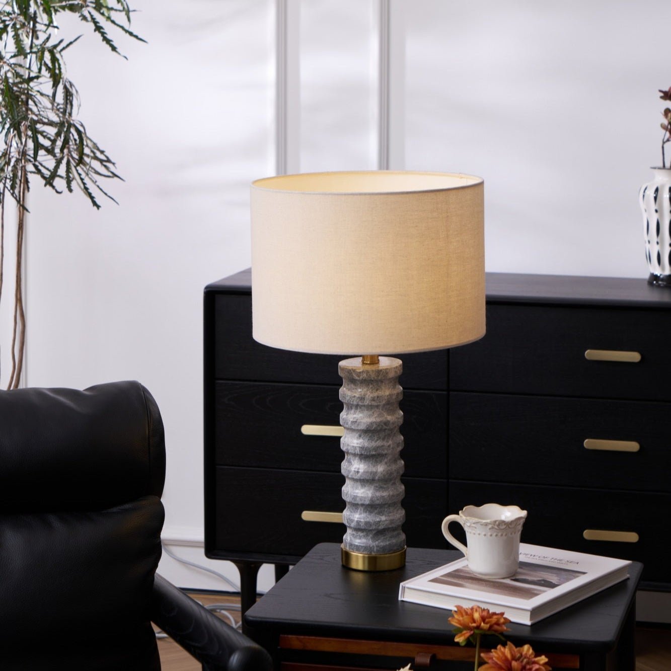 Petirielle Modern Stone Table Lamp