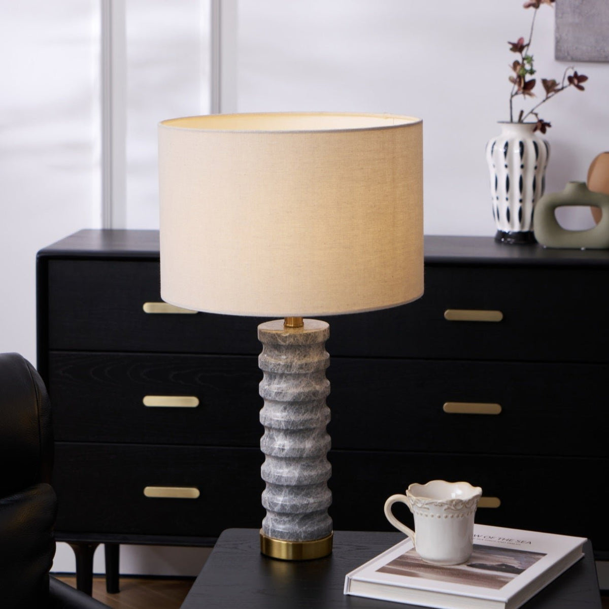 Petirielle Modern Stone Table Lamp
