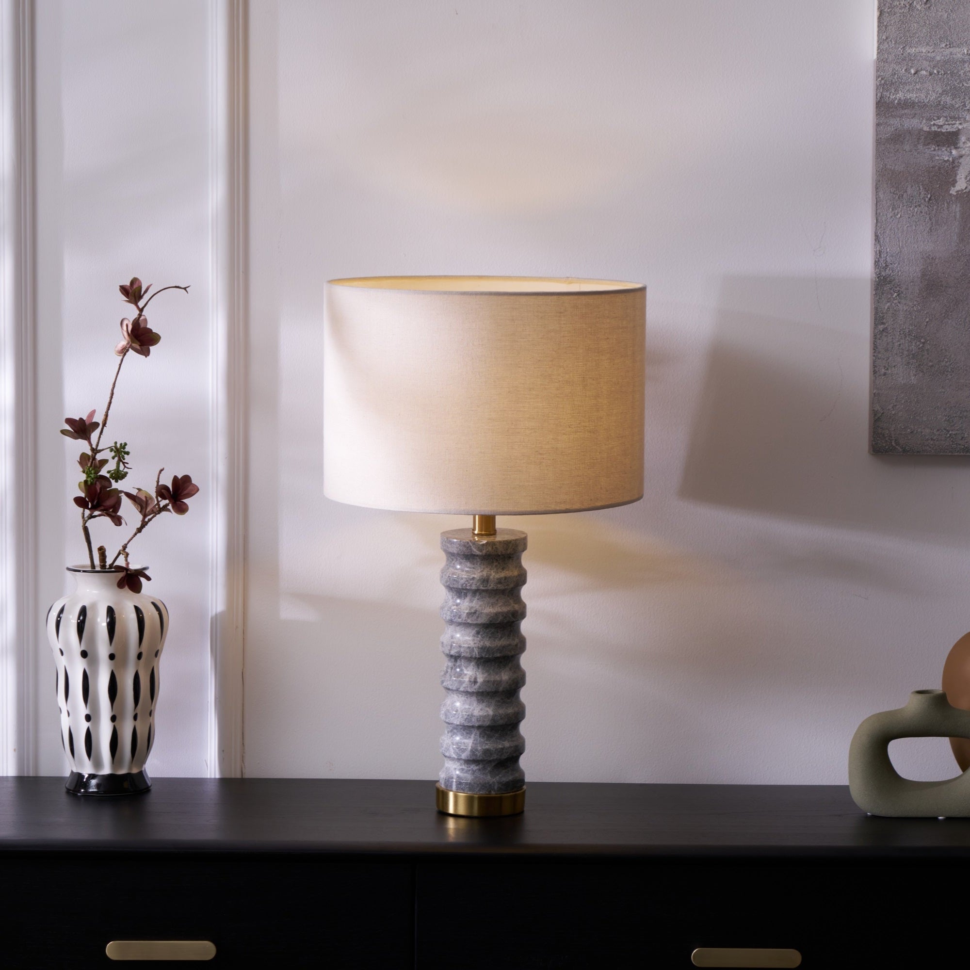 Petirielle Modern Stone Table Lamp