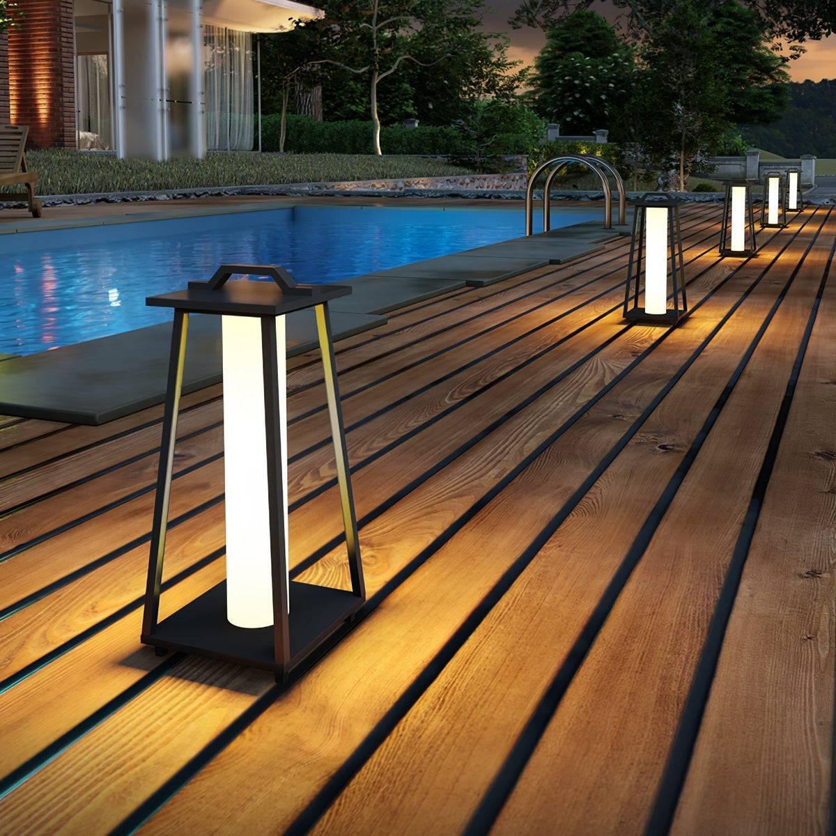Syphae Trapezoid-shaped Portable Outdoor Light
