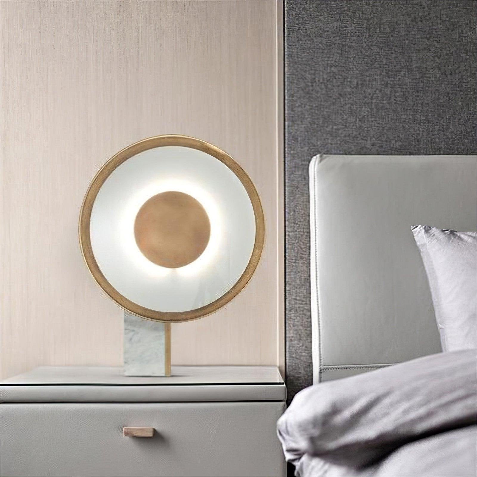 Tessain Marble Minimalist Table Lamp