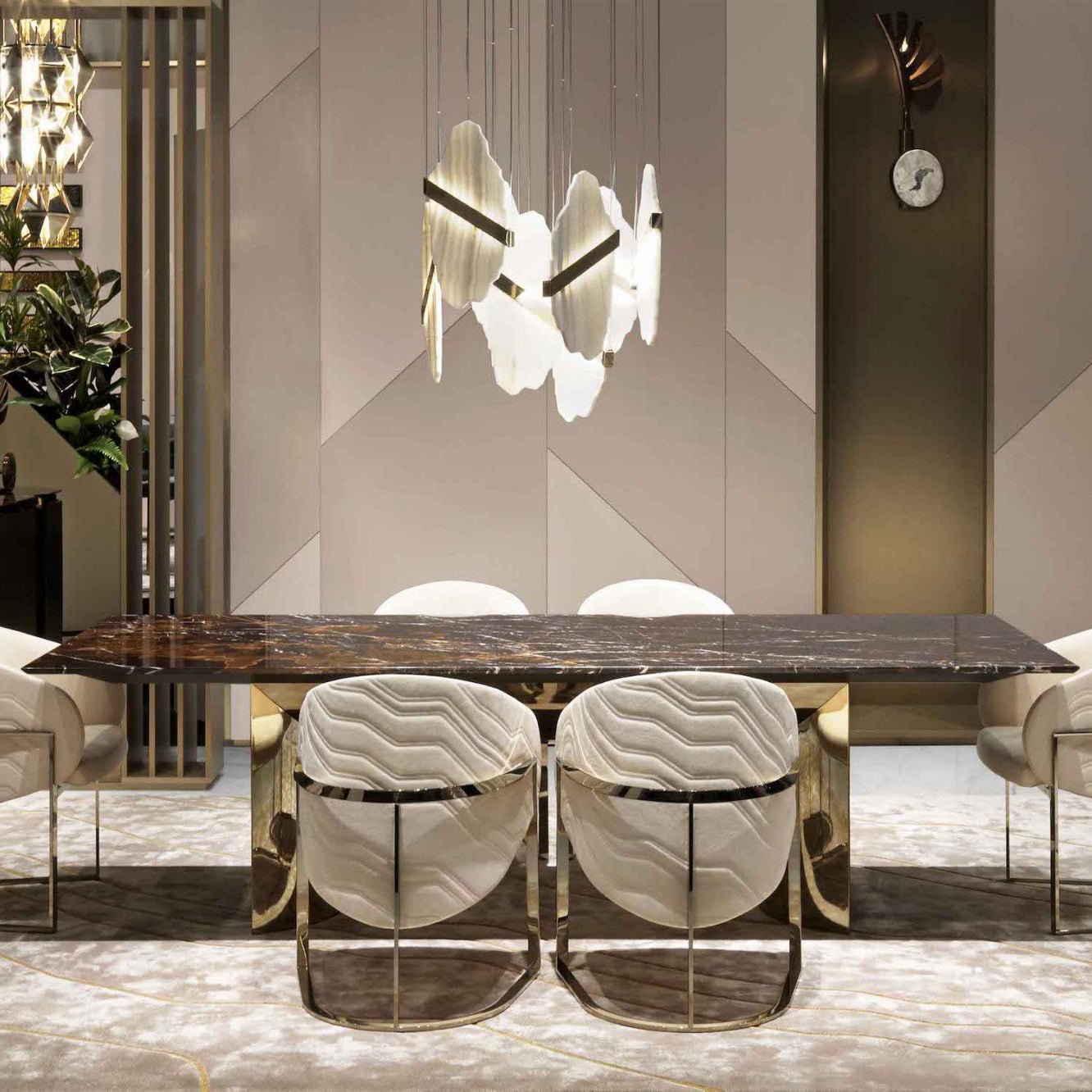 Ollorus Irregular Alabaster Chandelier