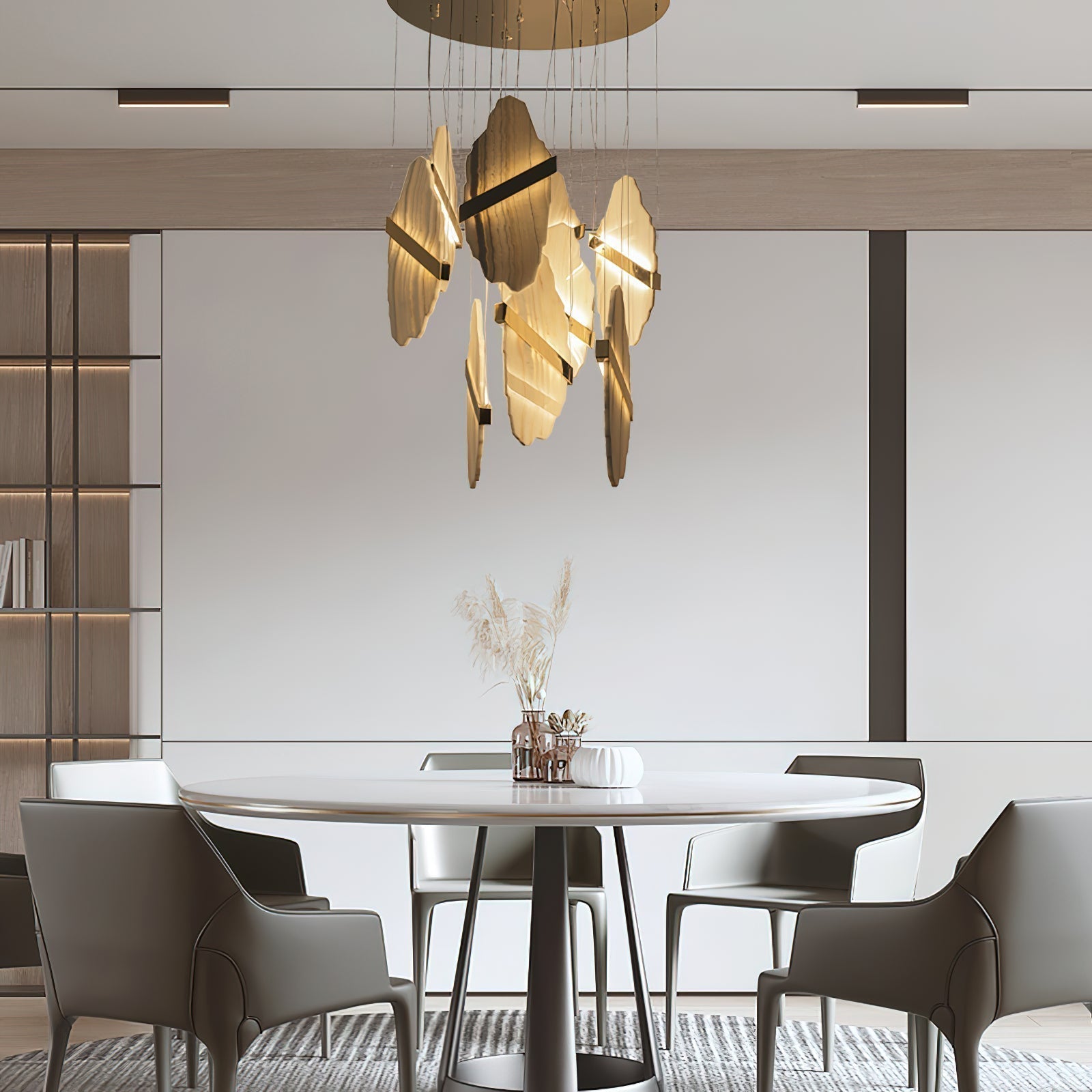 Ollorus Irregular Alabaster Chandelier