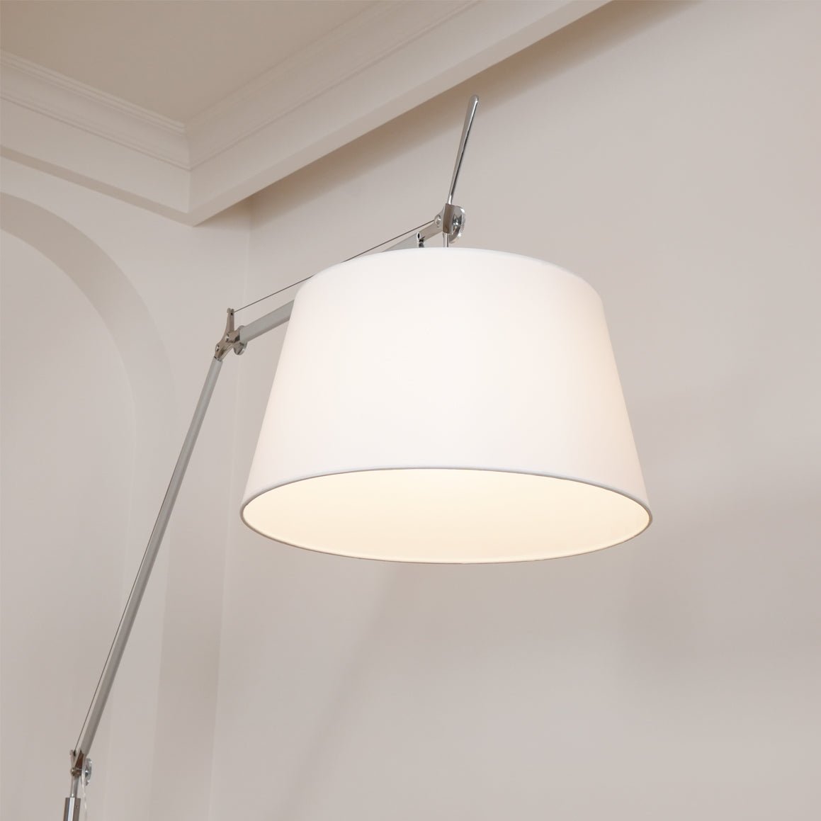 Ciroce Fabric Industrial Floor Lamp