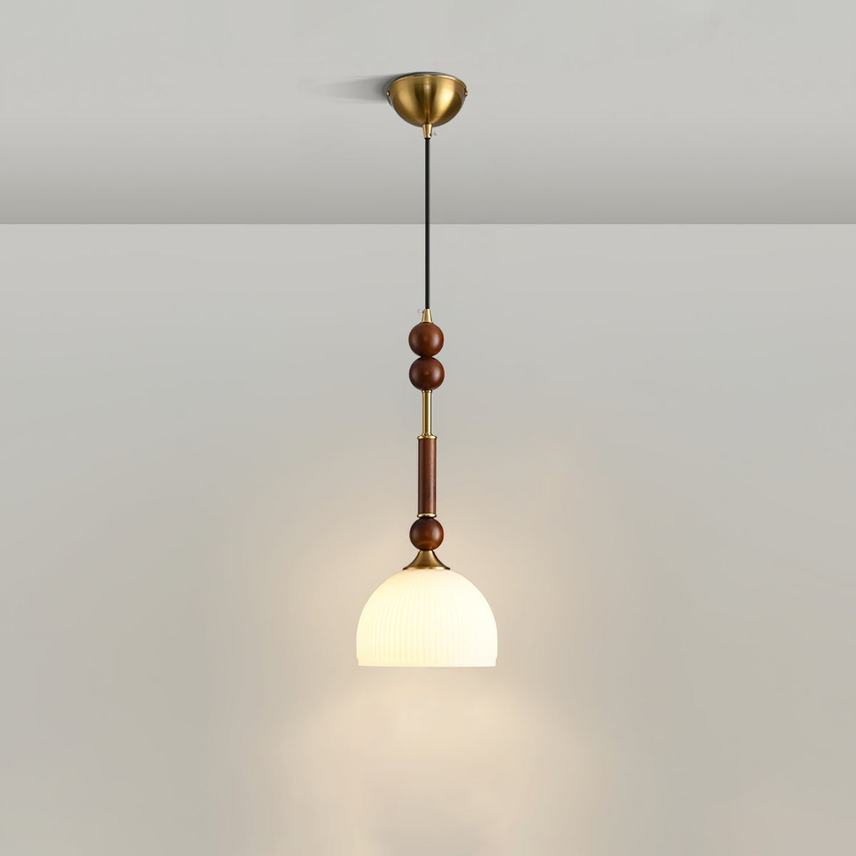 Yovelis Vintage Wood Pendant Lamp