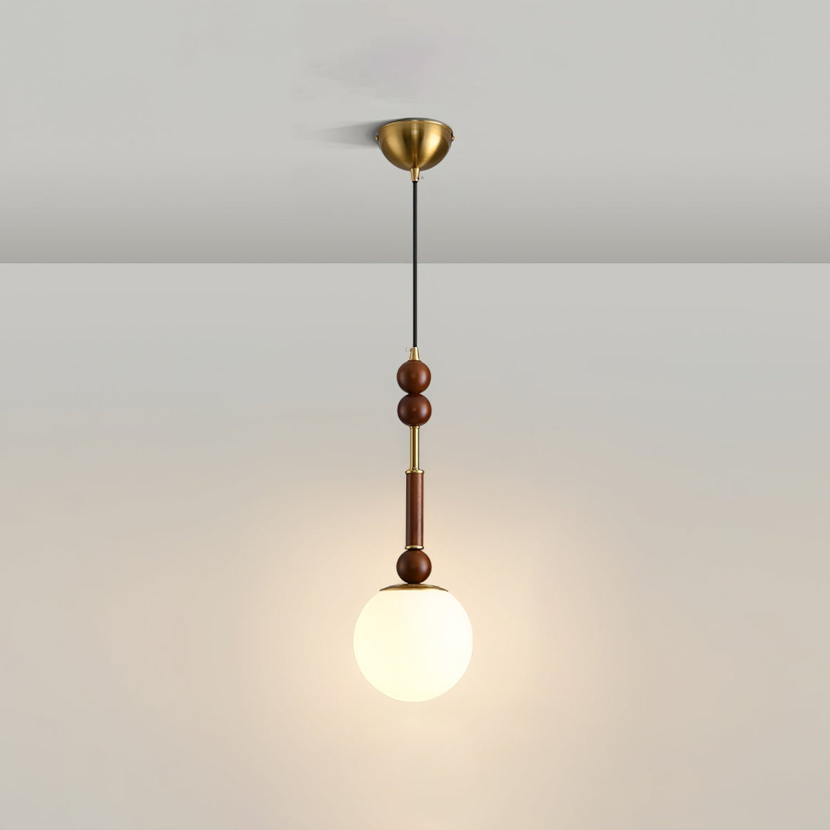 Yovelis Vintage Wood Pendant Lamp