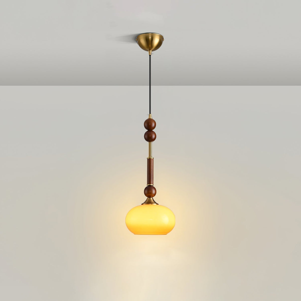 Yovelis Vintage Wood Pendant Lamp