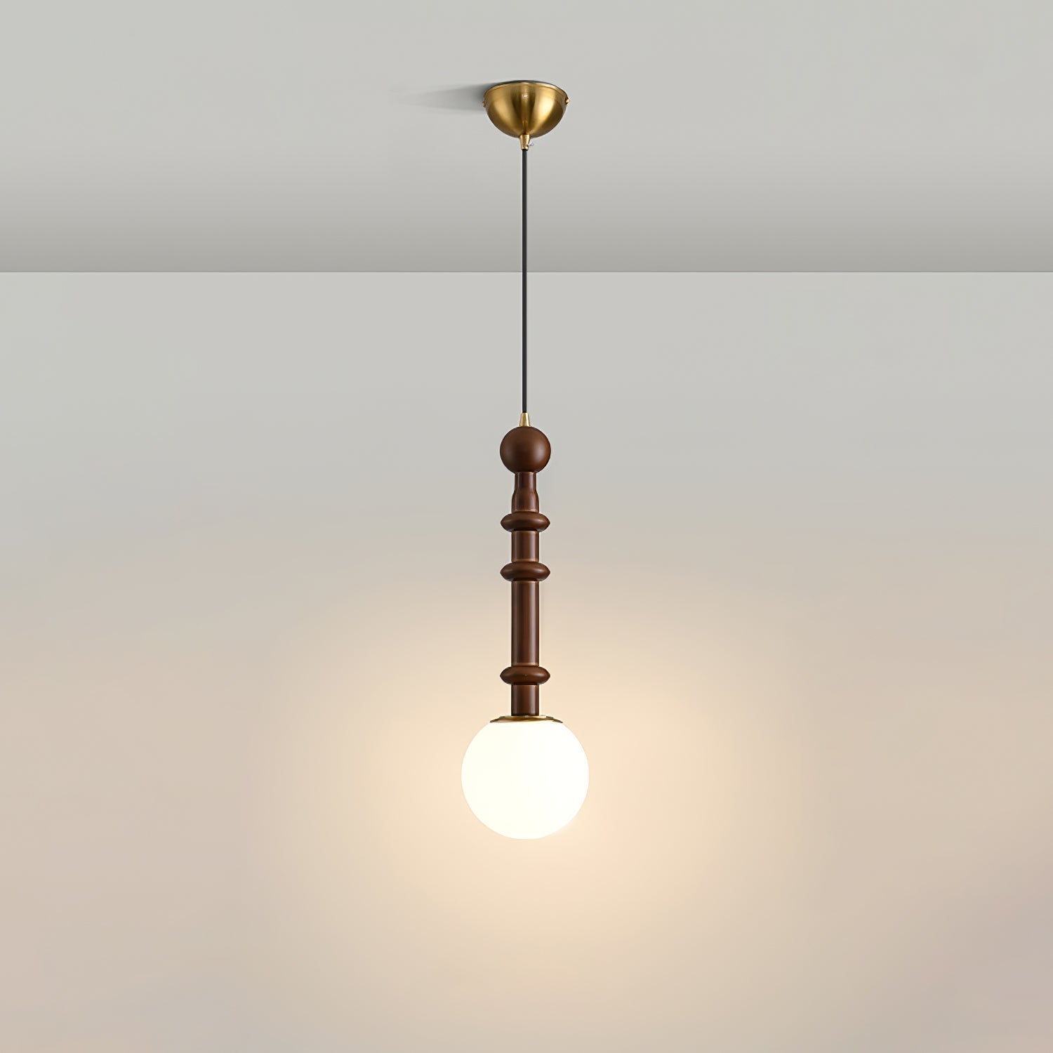 Yovelis Vintage Wood Pendant Lamp