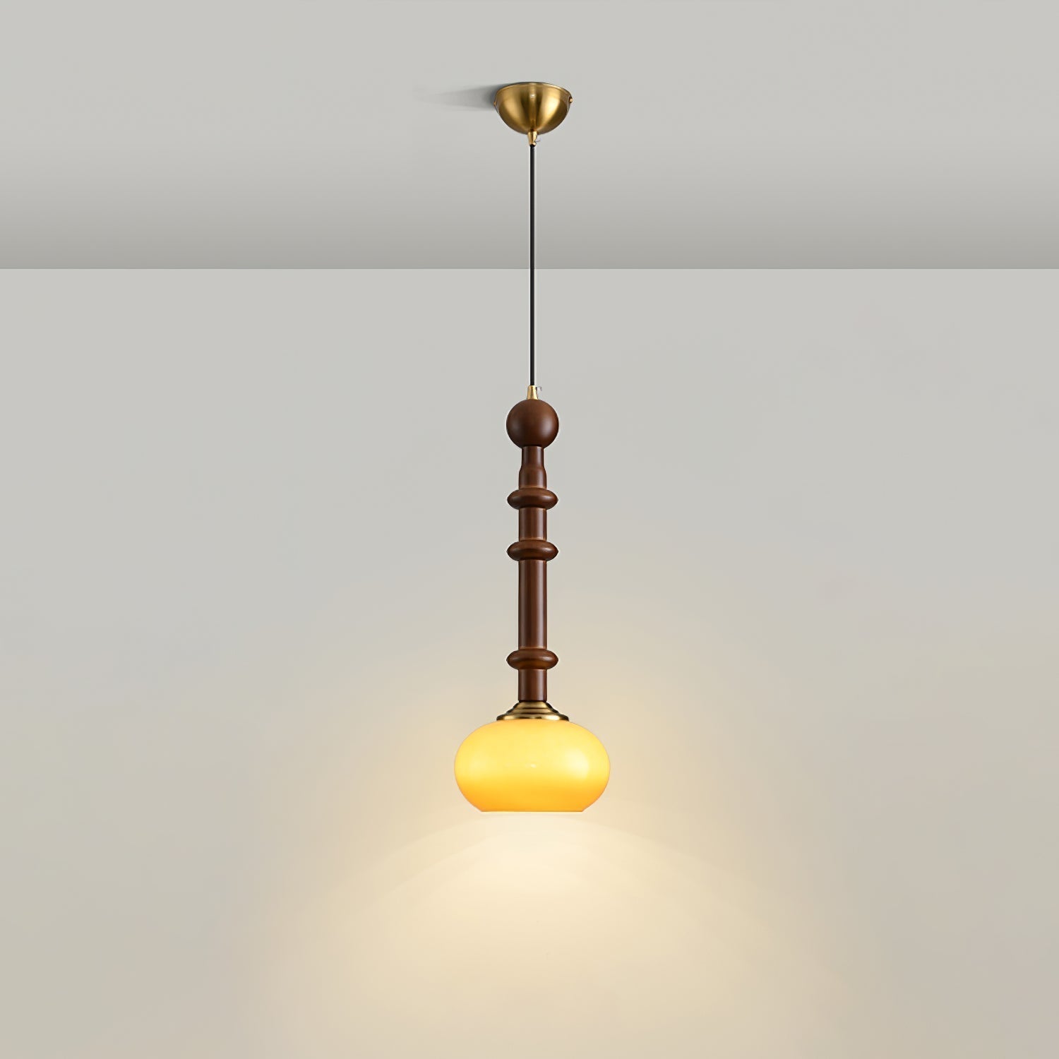 Yovelis Vintage Wood Pendant Lamp