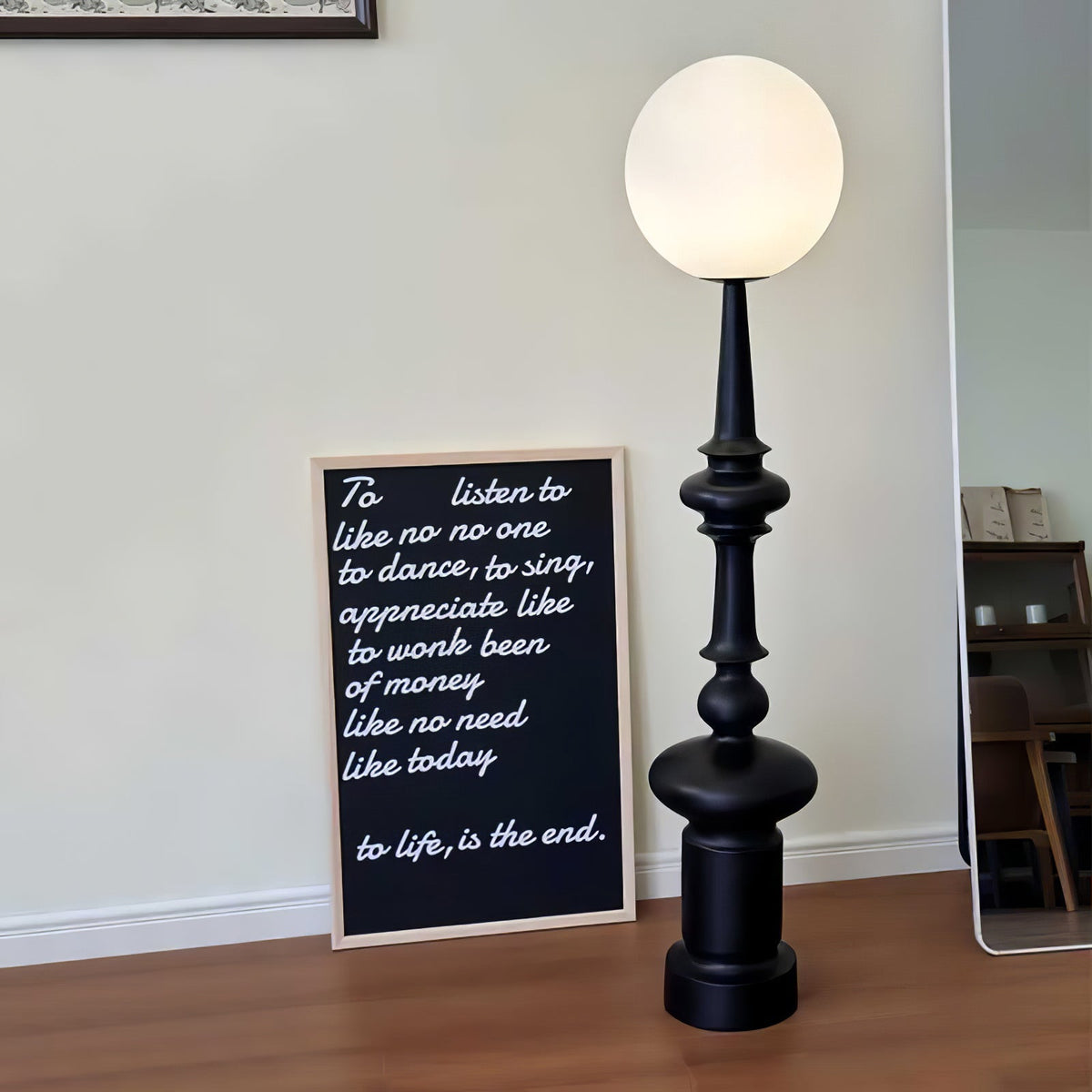 Riroxen Floor Lamp Roman Column