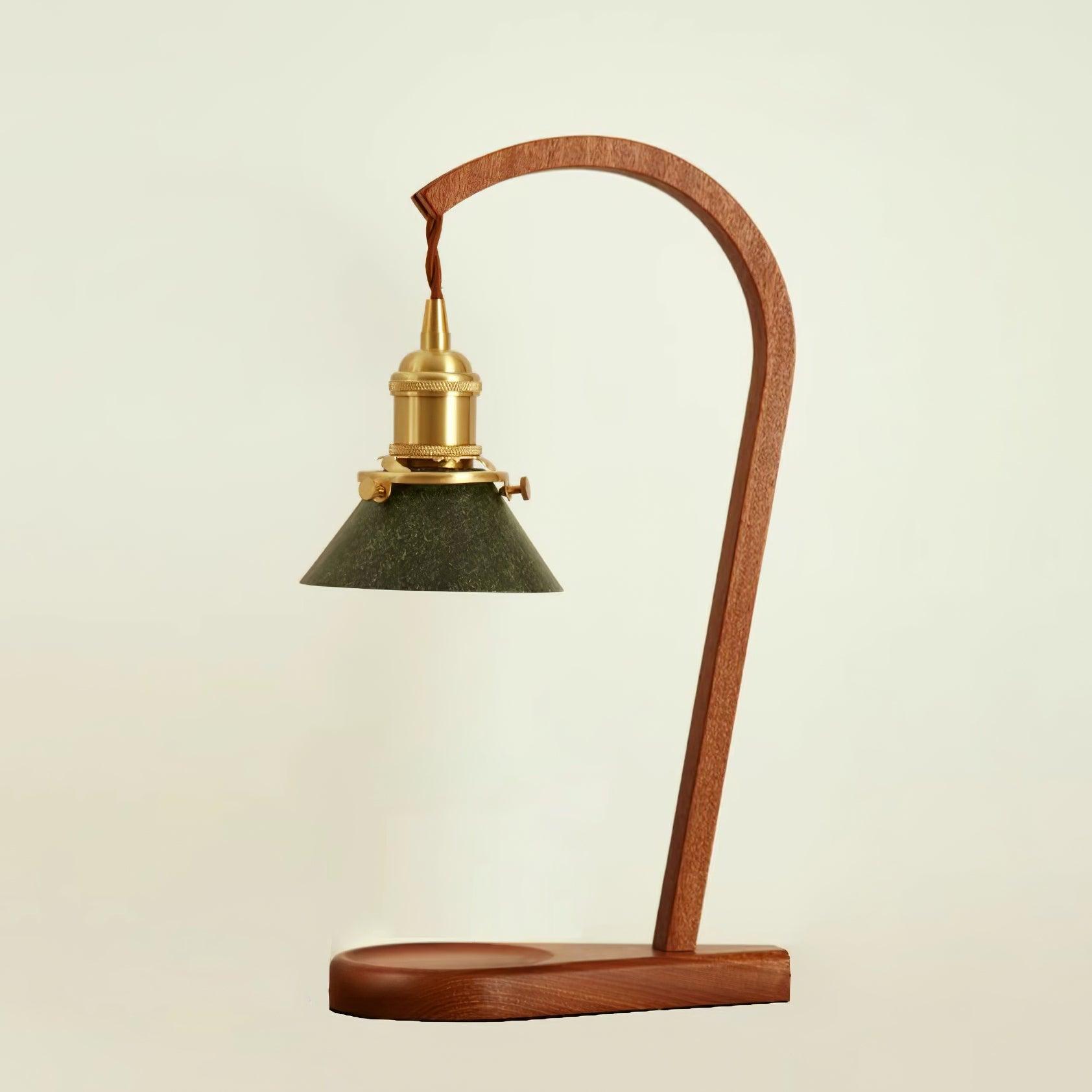 Aldorira Wood Mid-Century Modern Table Lamp