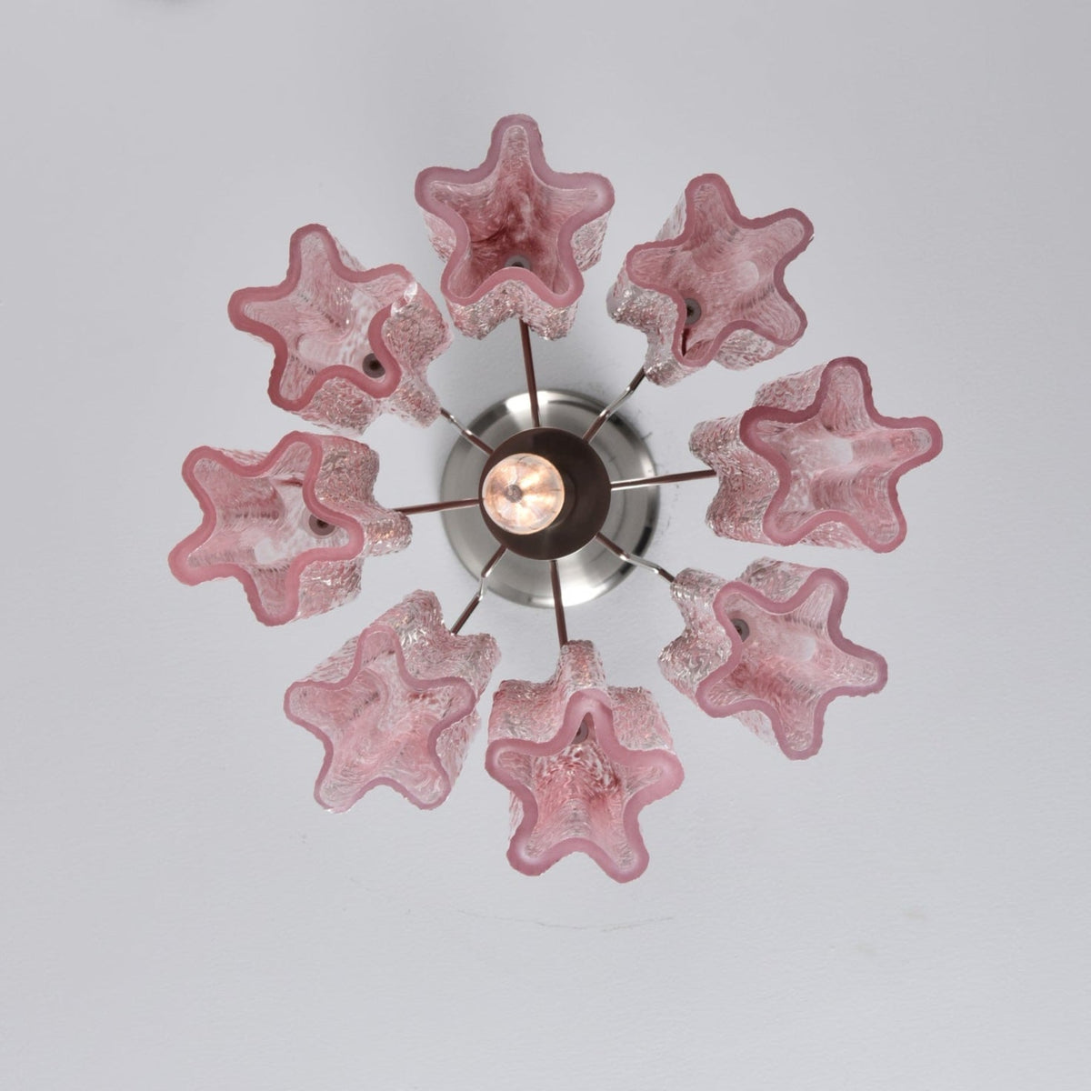 Lioroella Chandelier Pink Gradient Murano Glass