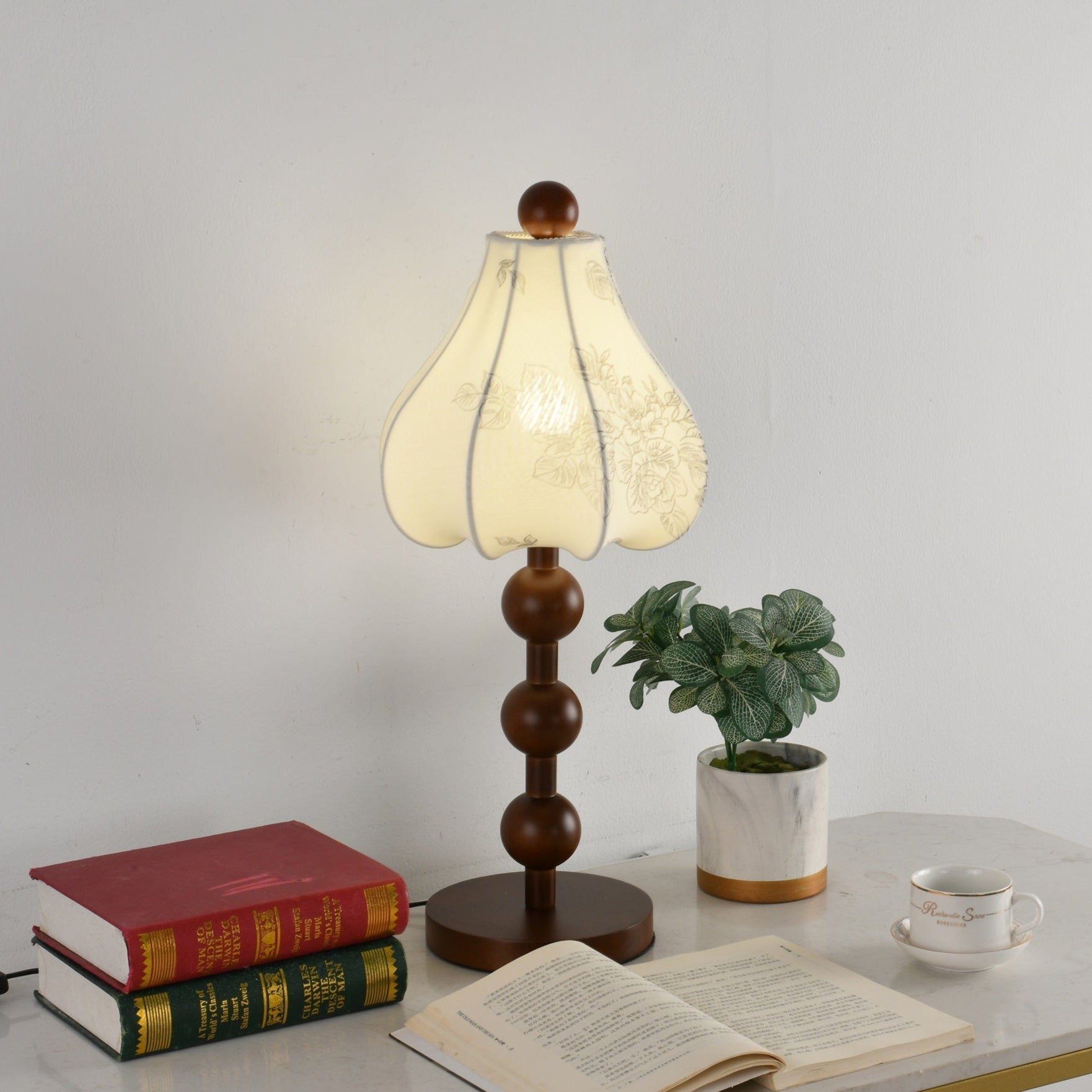 Mirerelle Vintage Fabric Table Lamp