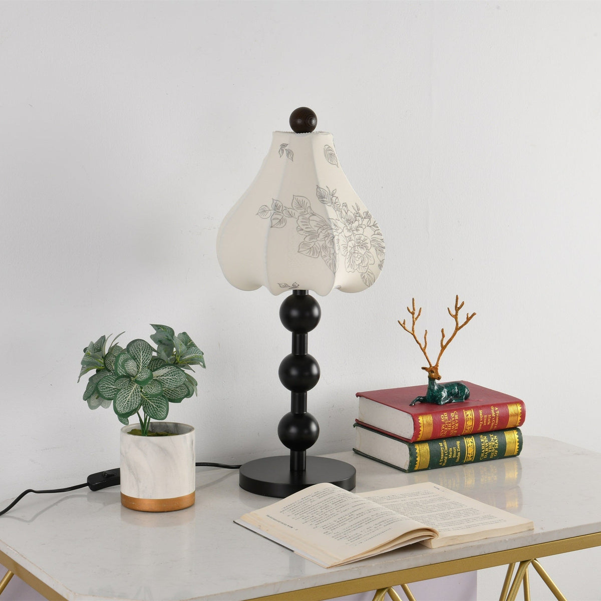 Mirerelle Vintage Fabric Table Lamp