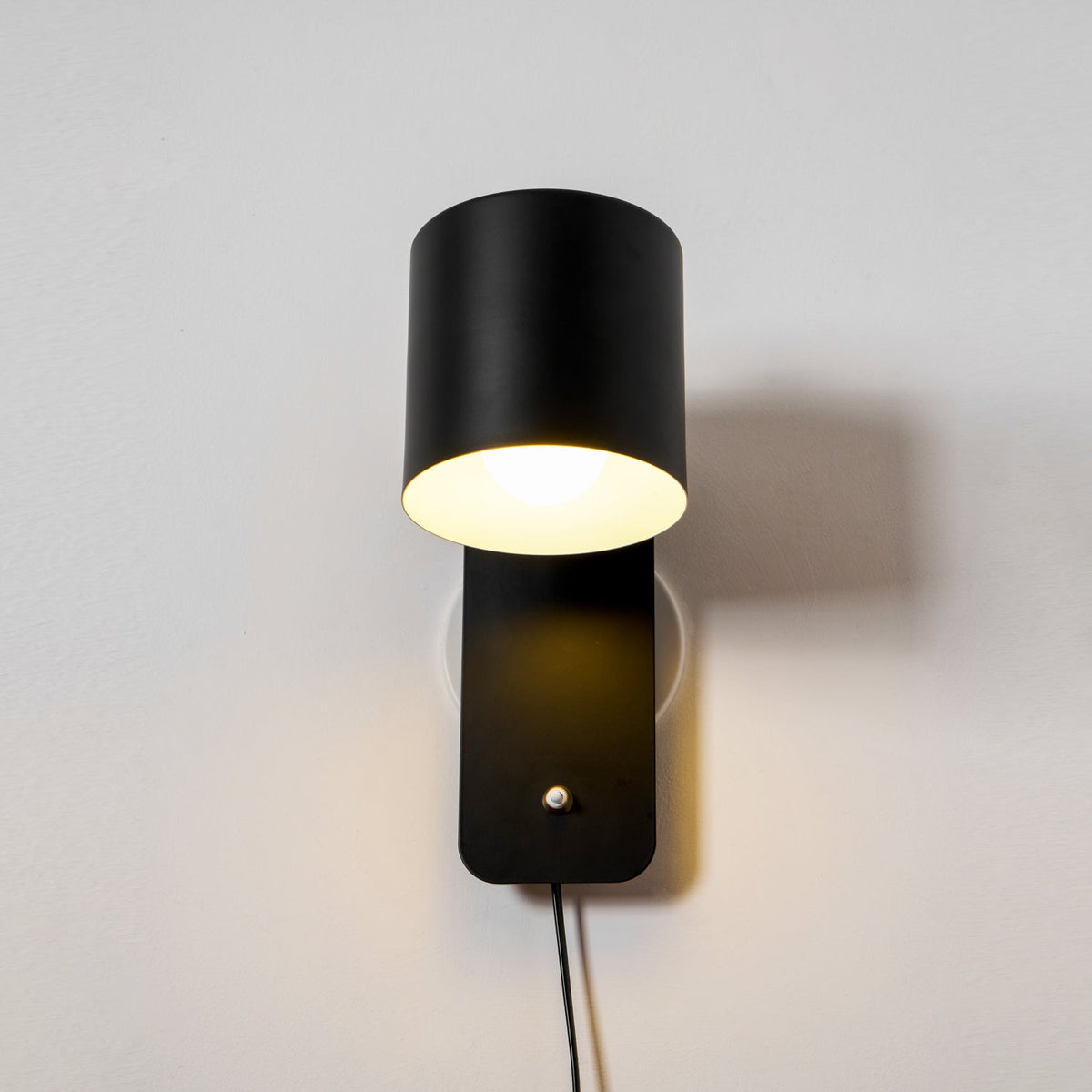 Ravenford Rotatable Cylinder Plug In Indoor Wall Light