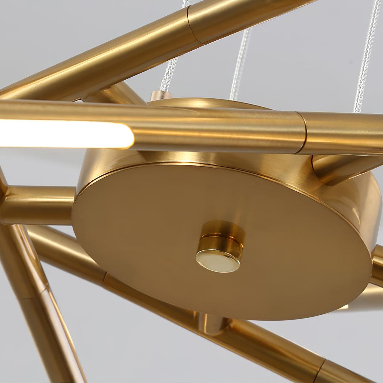 Lumueon Chandelier Rotatable LED Modern