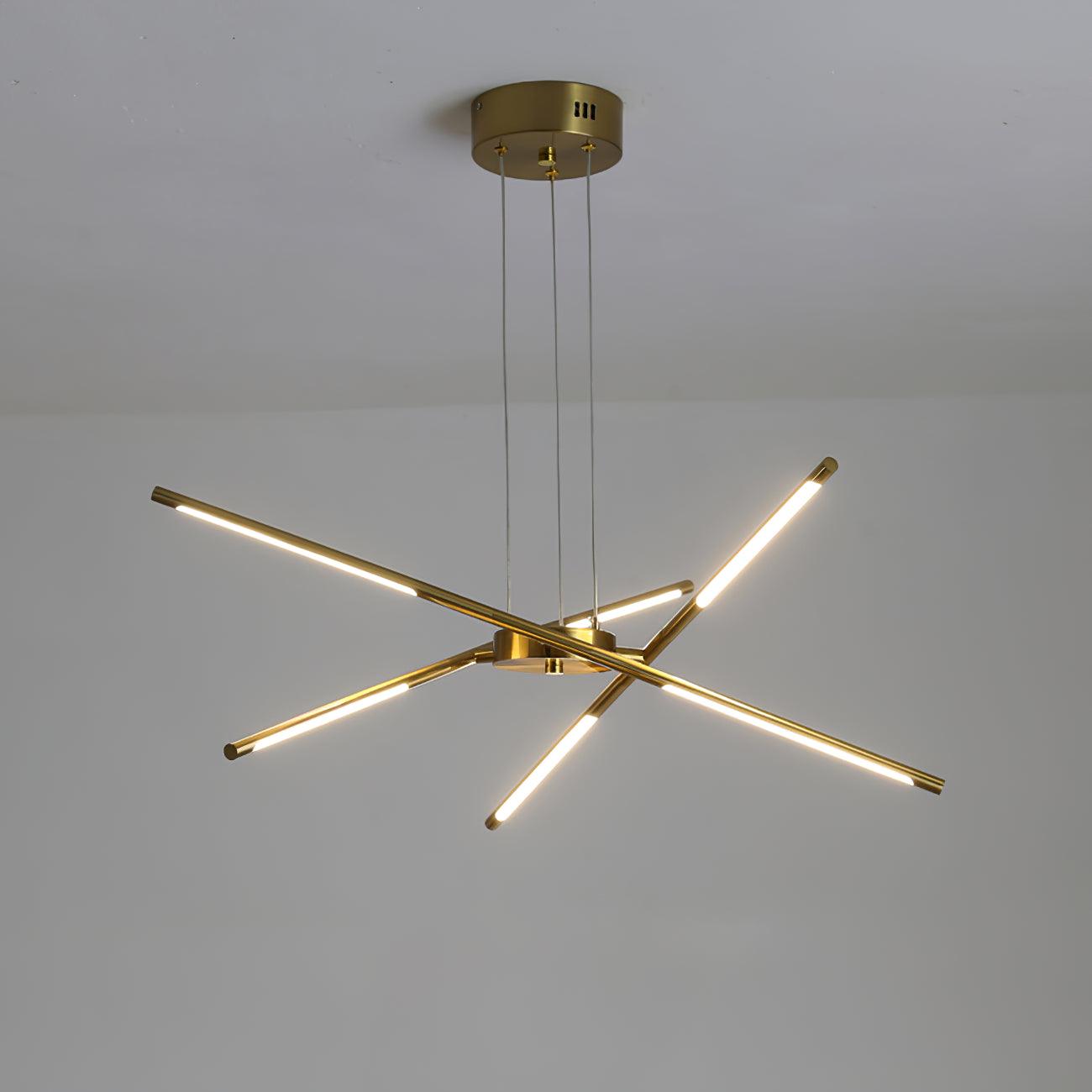 Lumueon Chandelier Rotatable LED Modern