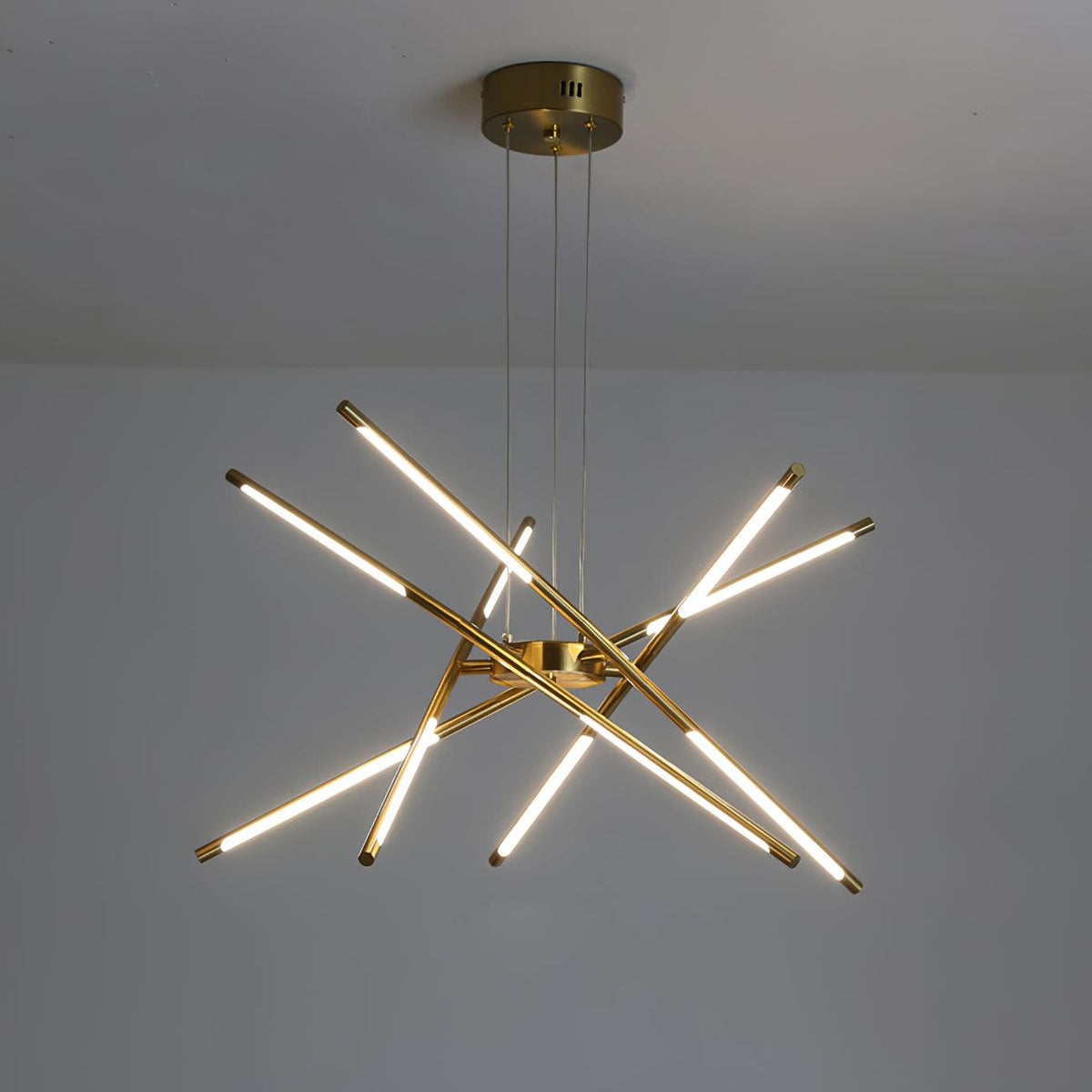Lumueon Chandelier Rotatable LED Modern