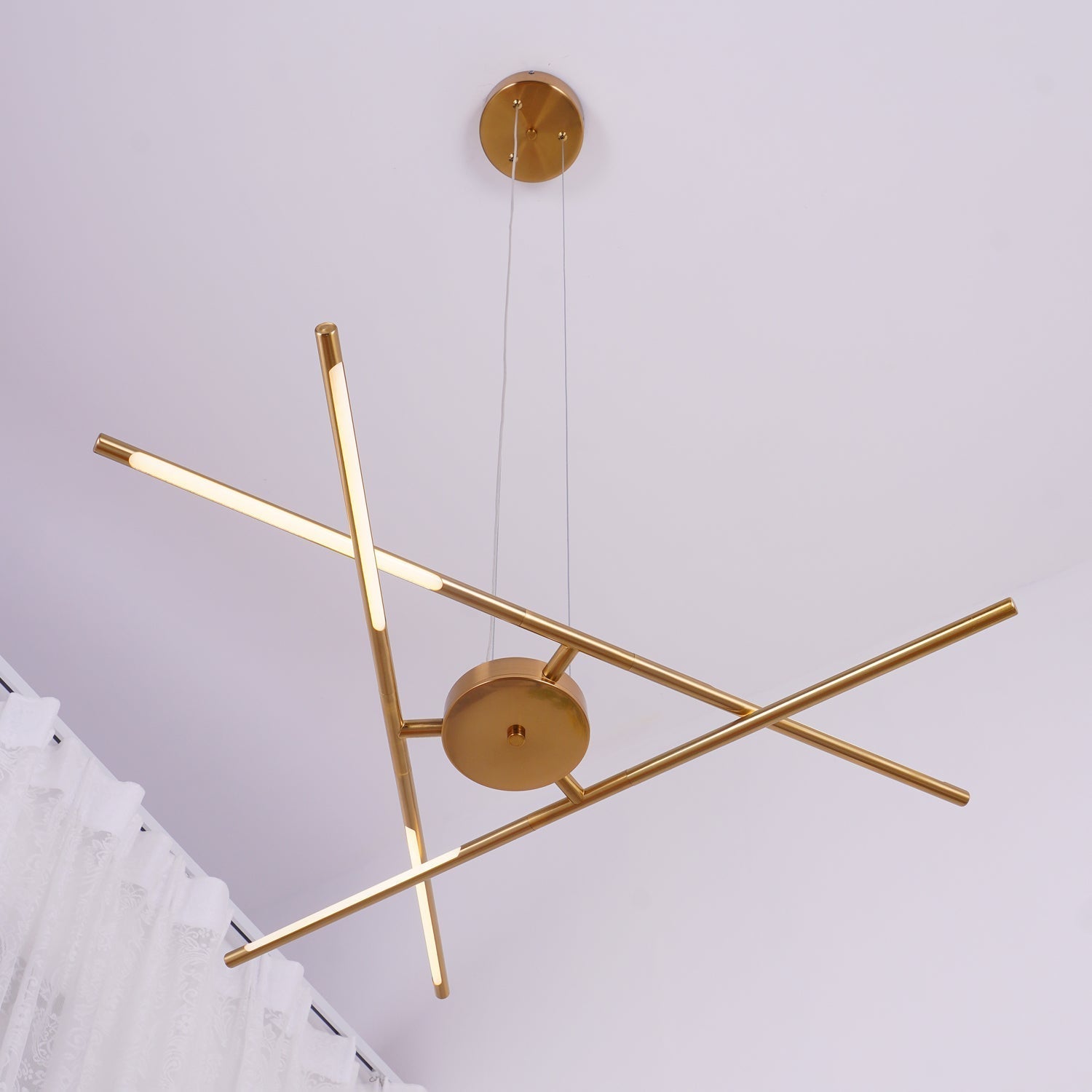 Lumueon Chandelier Rotatable LED Modern
