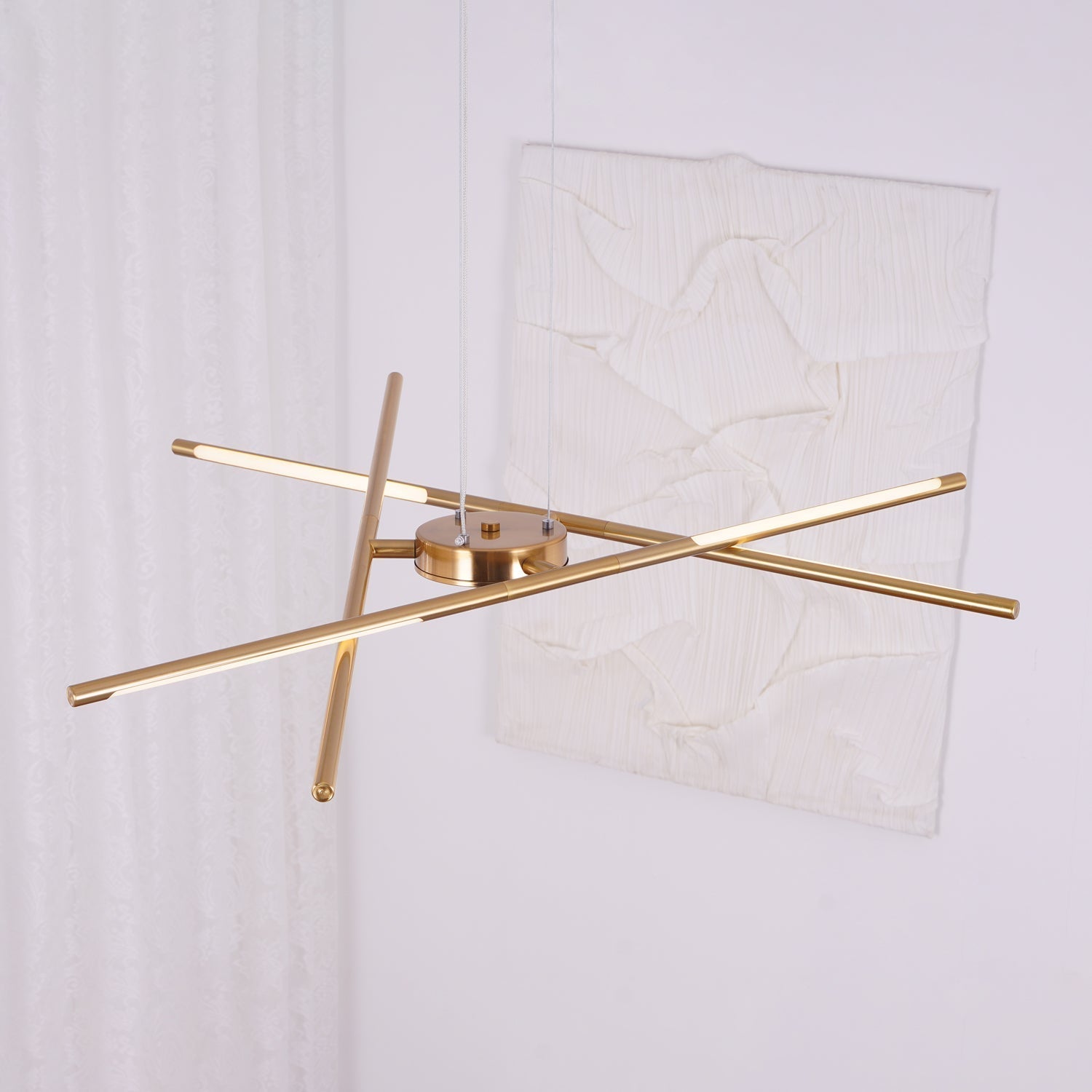 Lumueon Chandelier Rotatable LED Modern