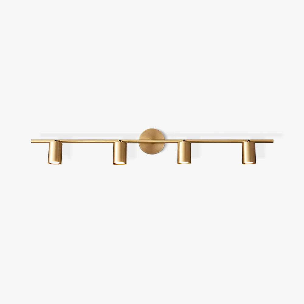 Grover Rotatable Brass Spotlight Wall Light
