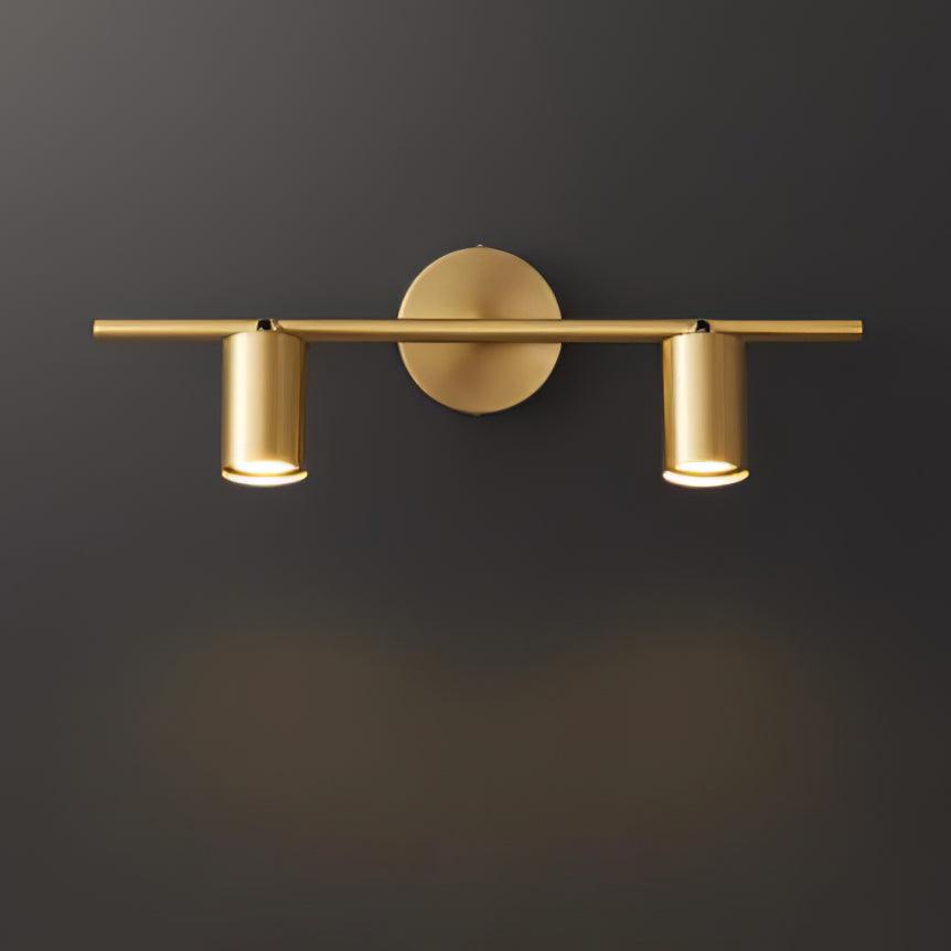 Grover Rotatable Brass Spotlight Wall Light