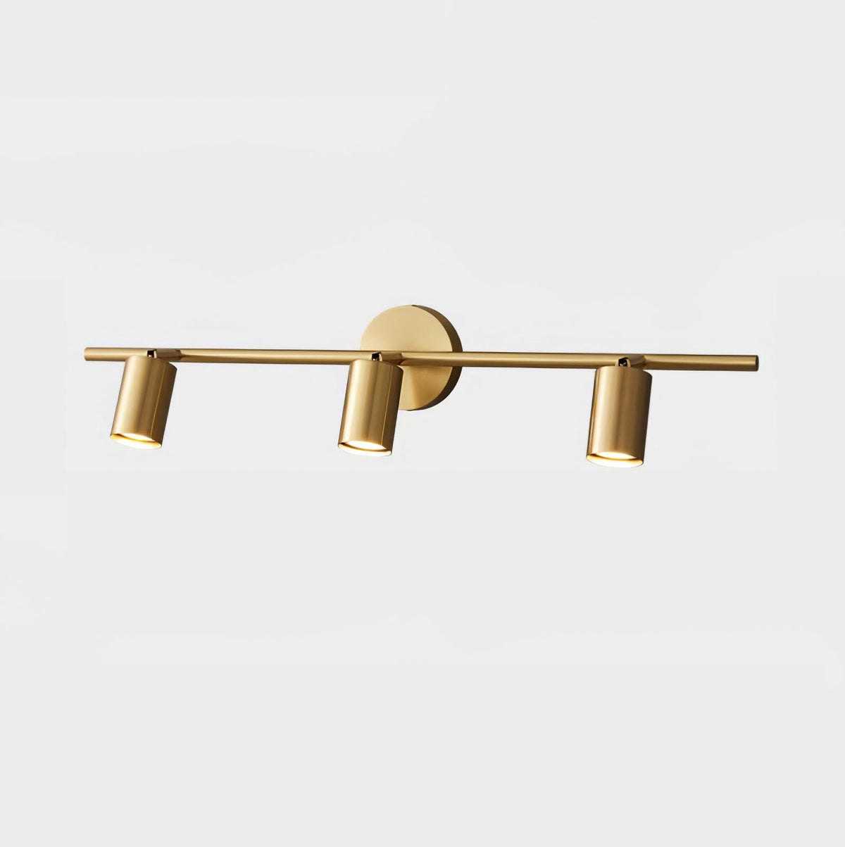 Grover Rotatable Brass Spotlight Wall Light