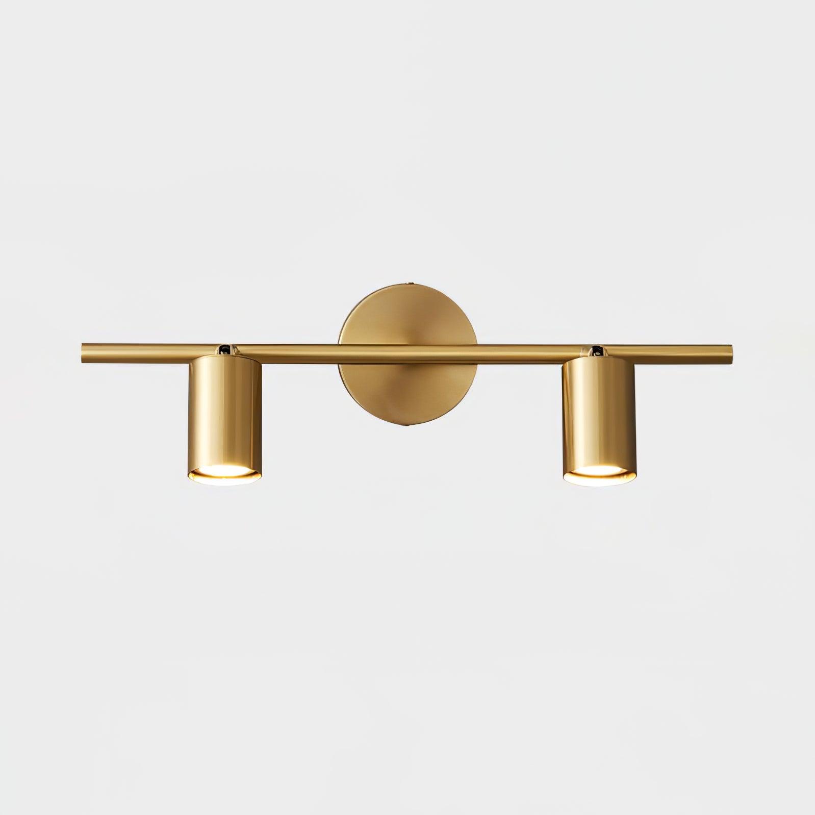 Grover Rotatable Brass Spotlight Wall Light