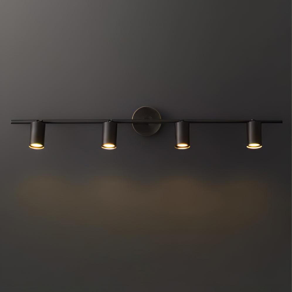 Grover Rotatable Brass Spotlight Wall Light