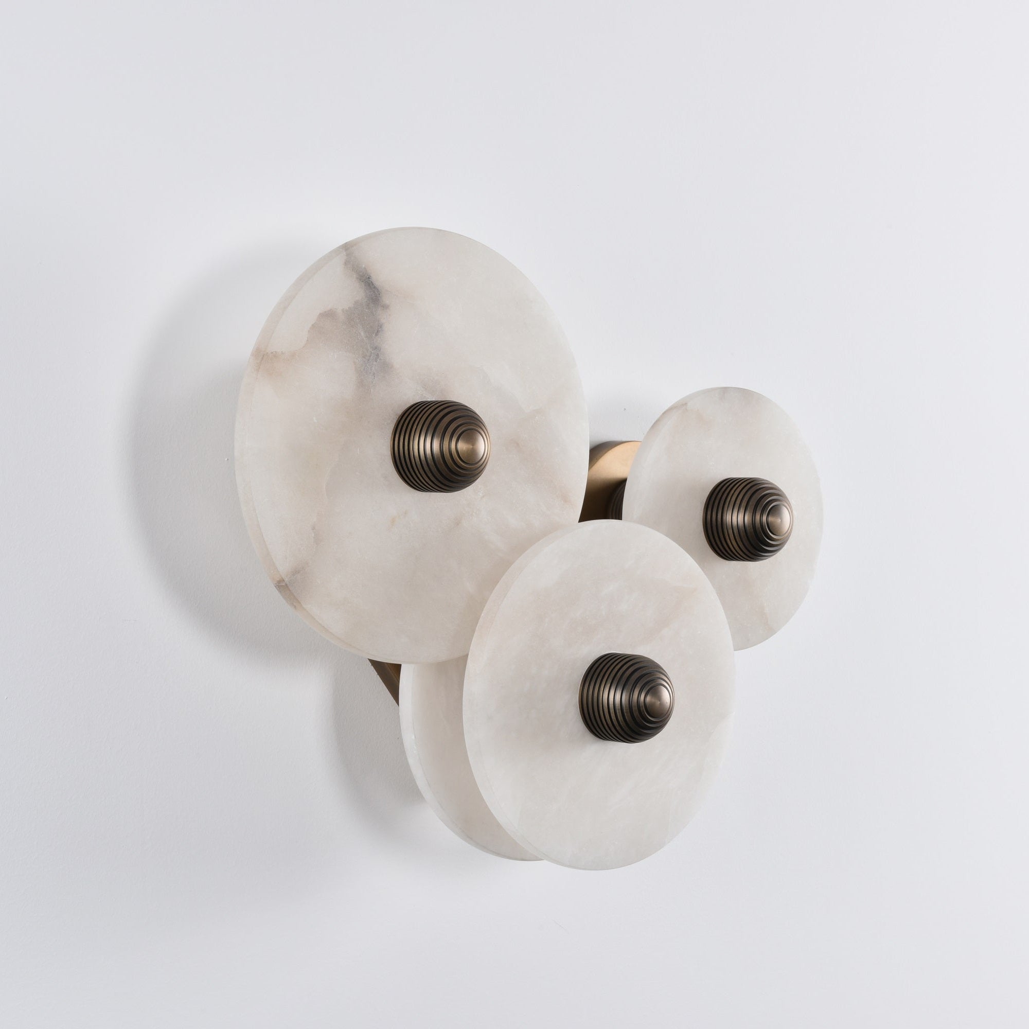 Selene Minimalist Alabaster Ceiling Light