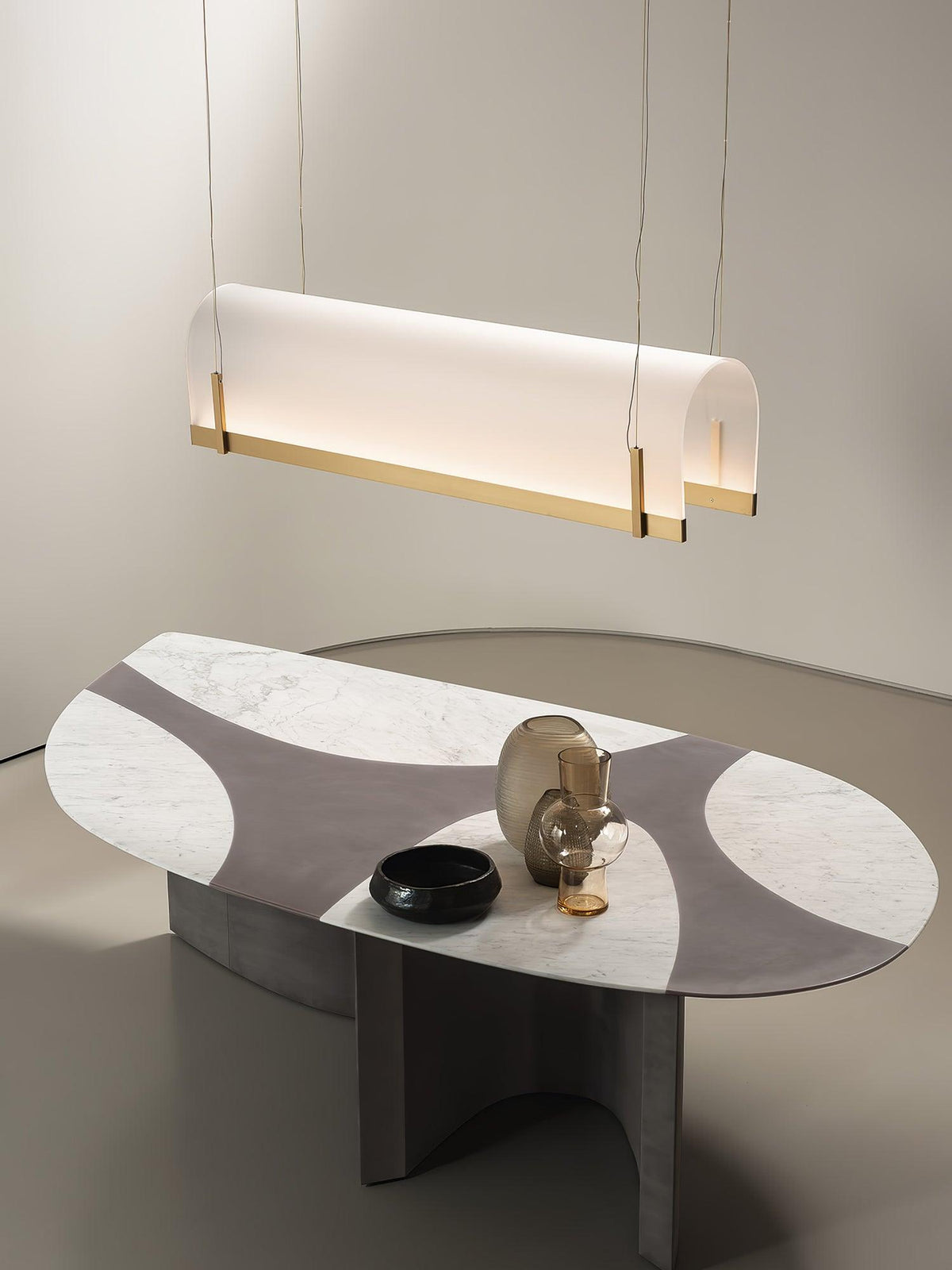 Cevinen Linear Gold Pendant Light