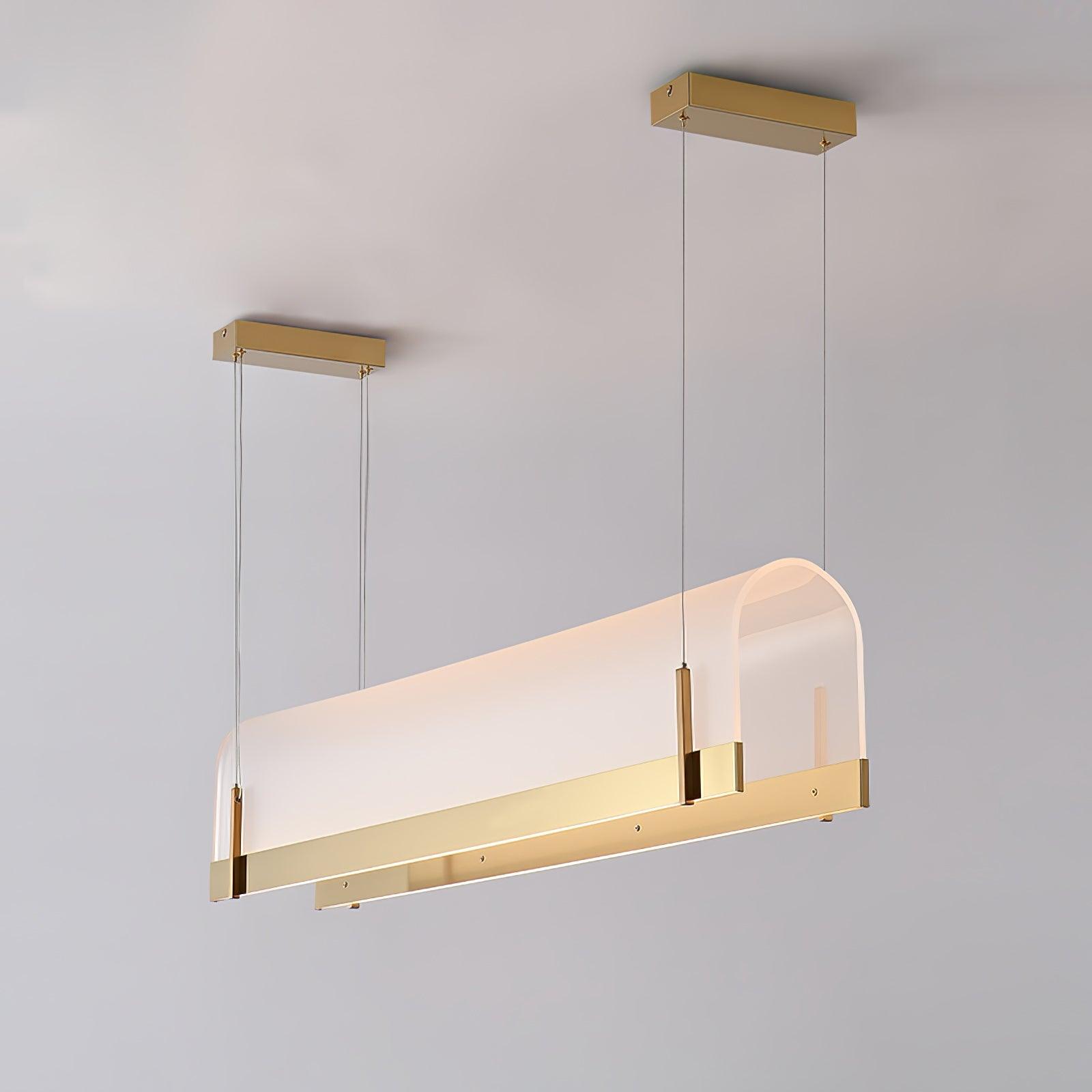 Cevinen Linear Gold Pendant Light