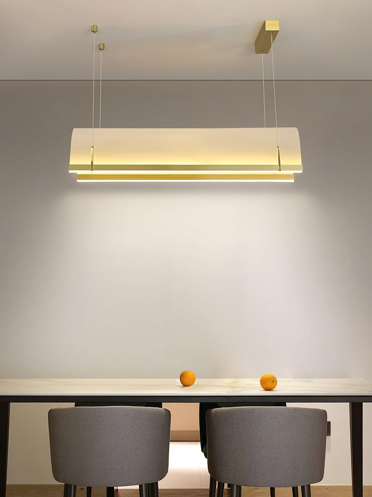 Cevinen Linear Gold Pendant Light