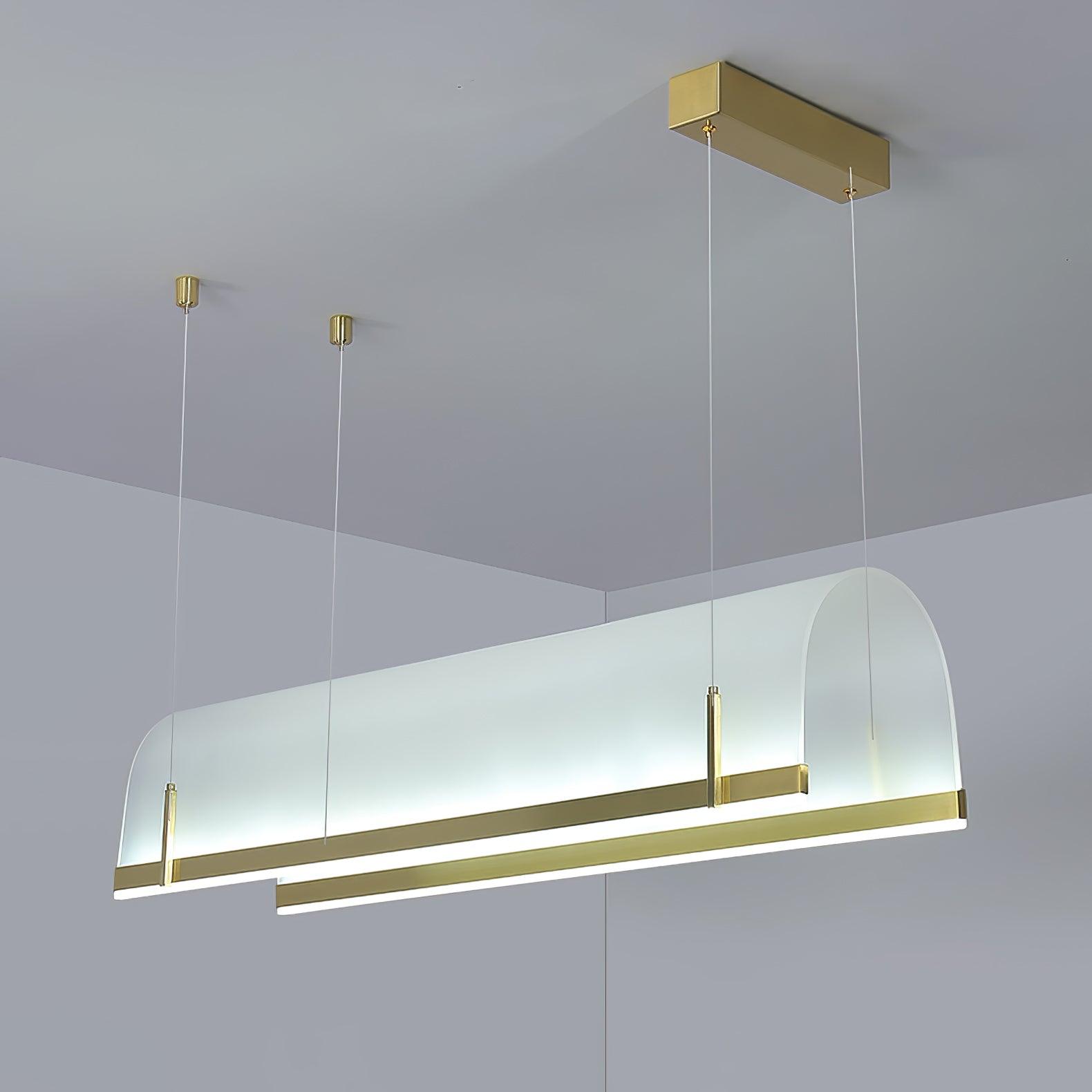 Cevinen Linear Gold Pendant Light