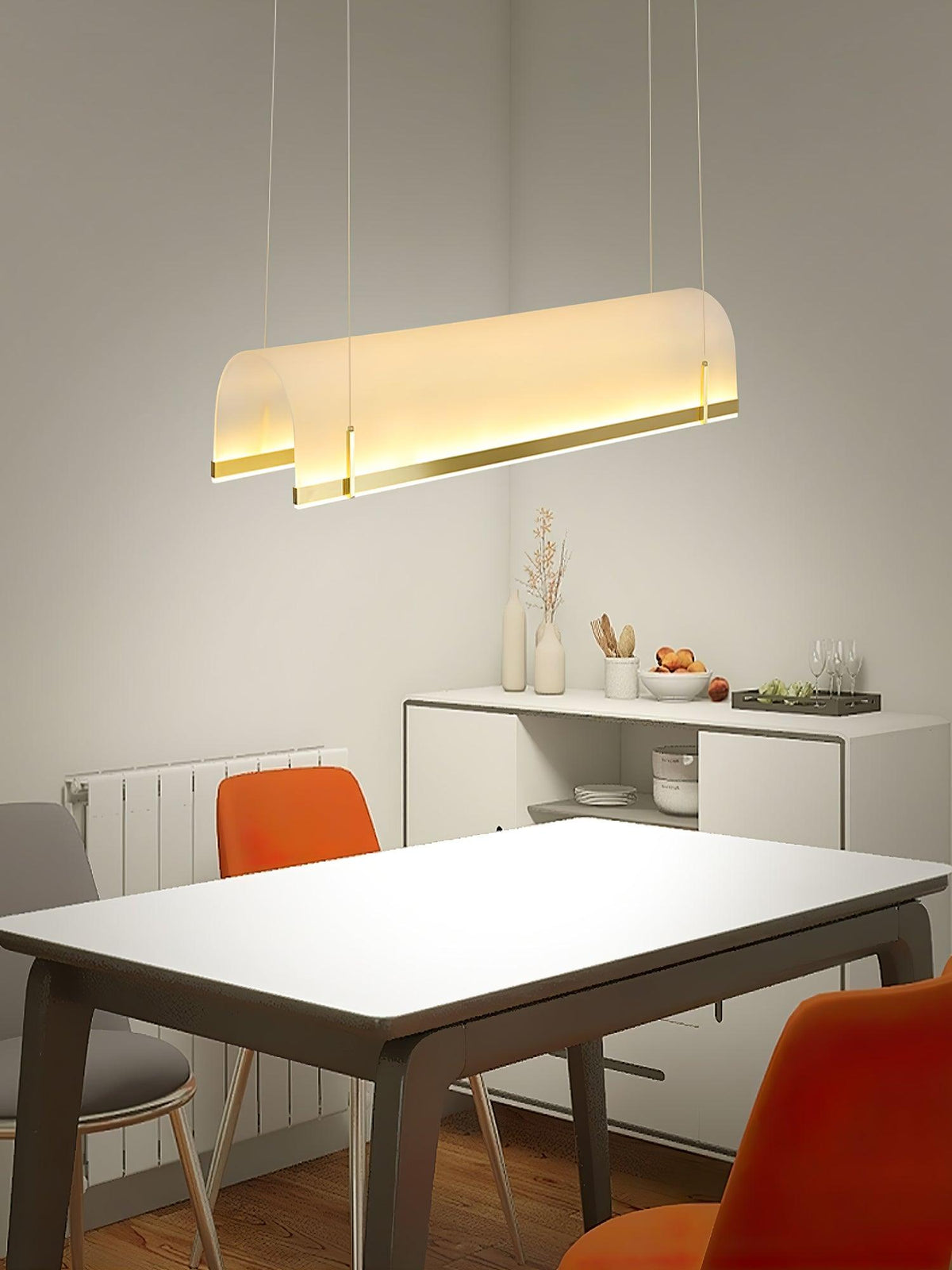 Cevinen Linear Gold Pendant Light