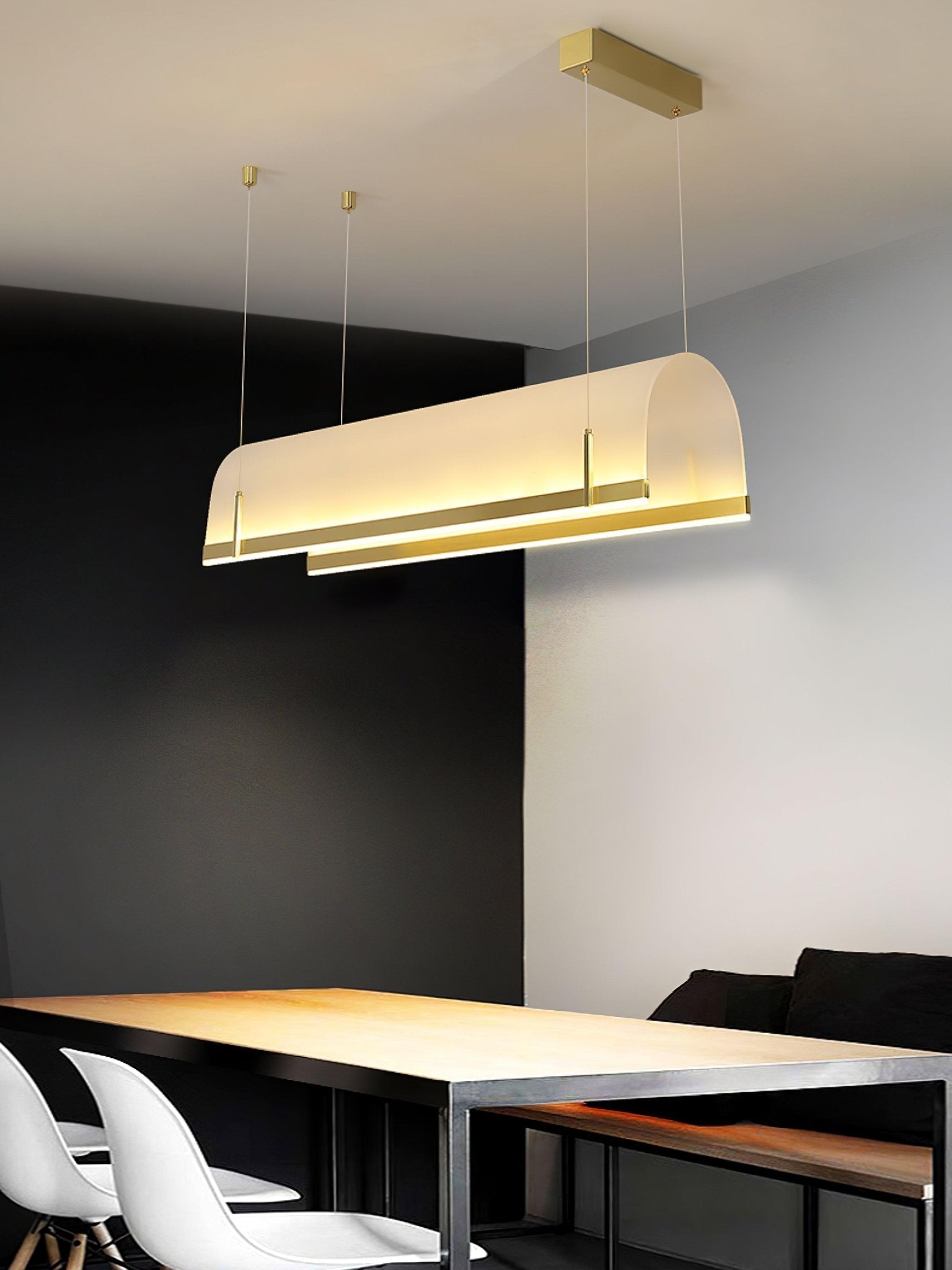 Cevinen Linear Gold Pendant Light