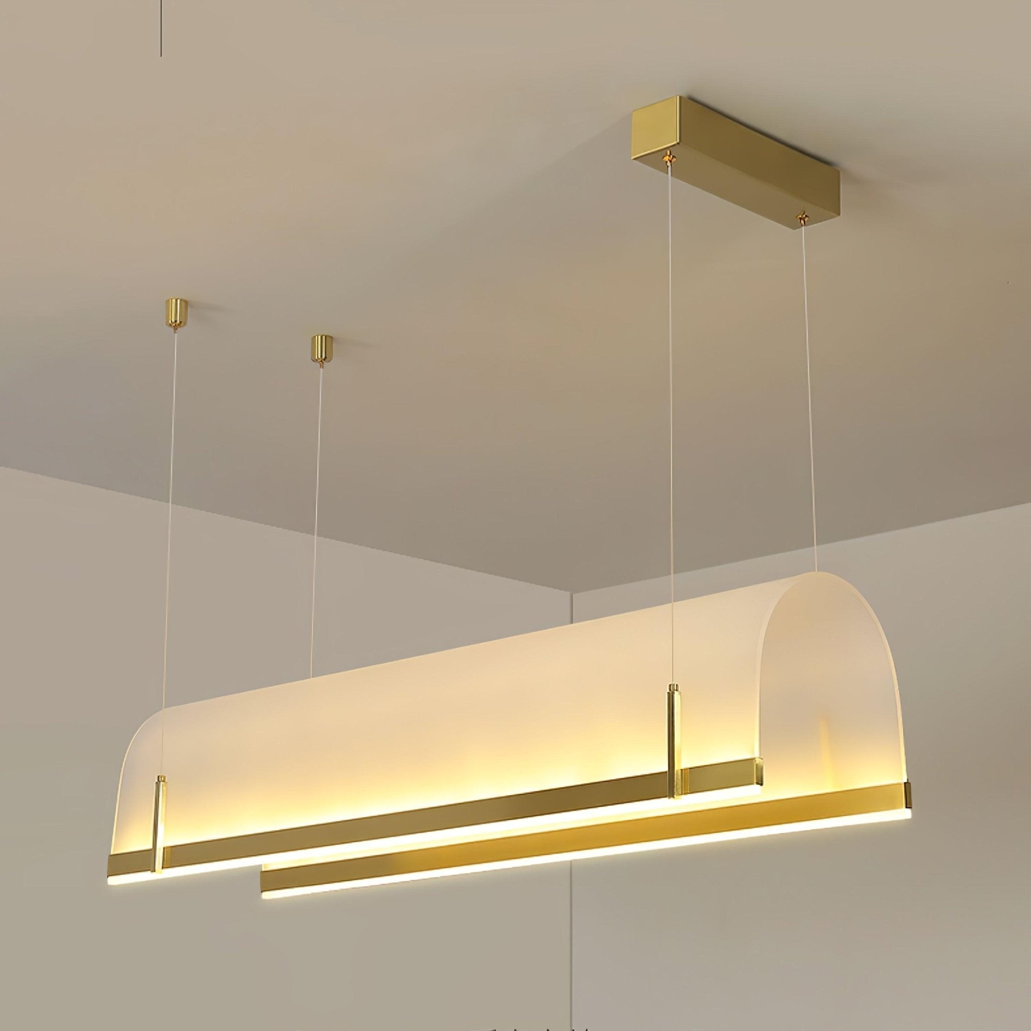 Cevinen Linear Gold Pendant Light