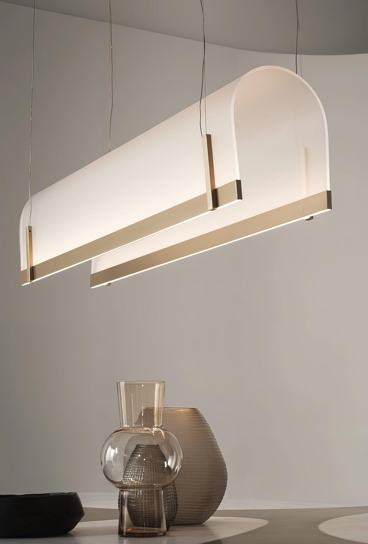 Cevinen Linear Gold Pendant Light