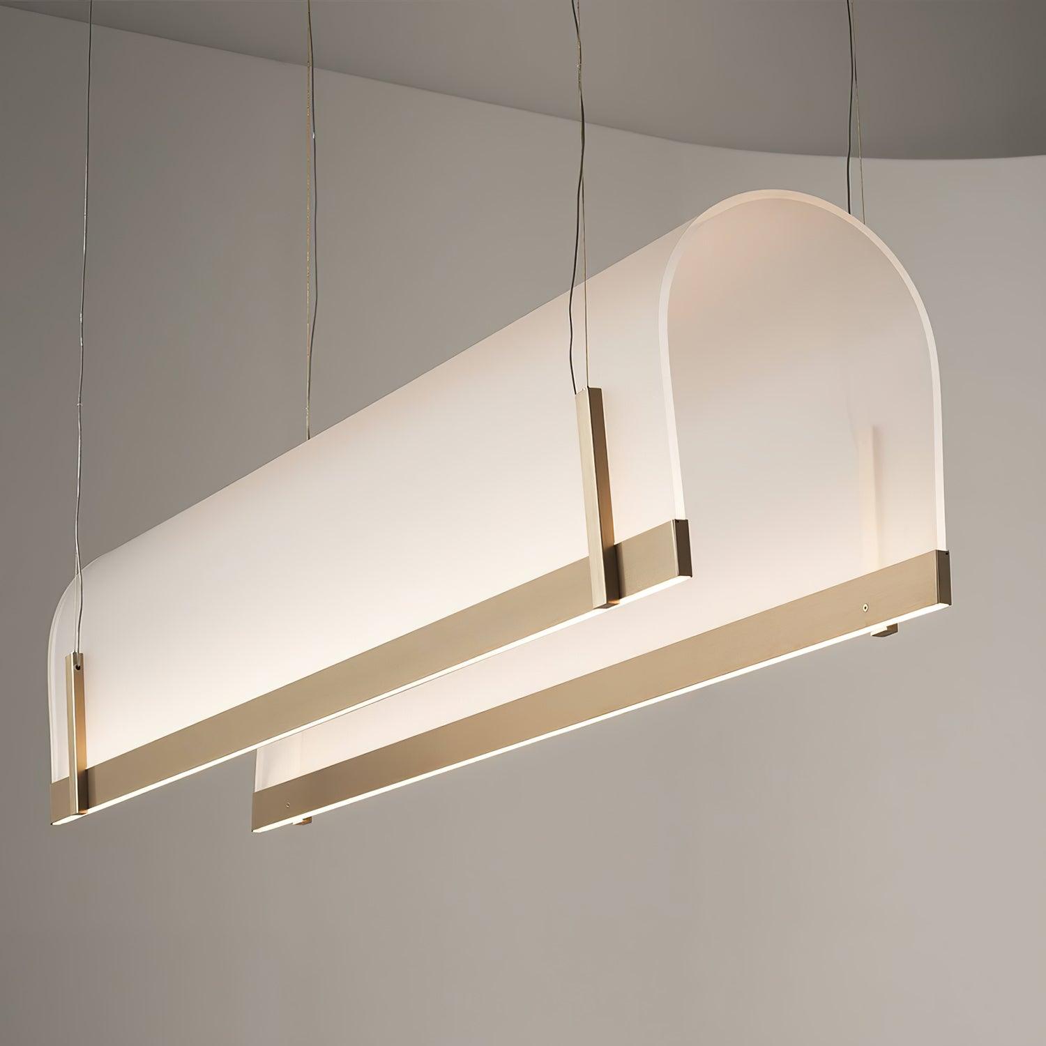Cevinen Linear Gold Pendant Light