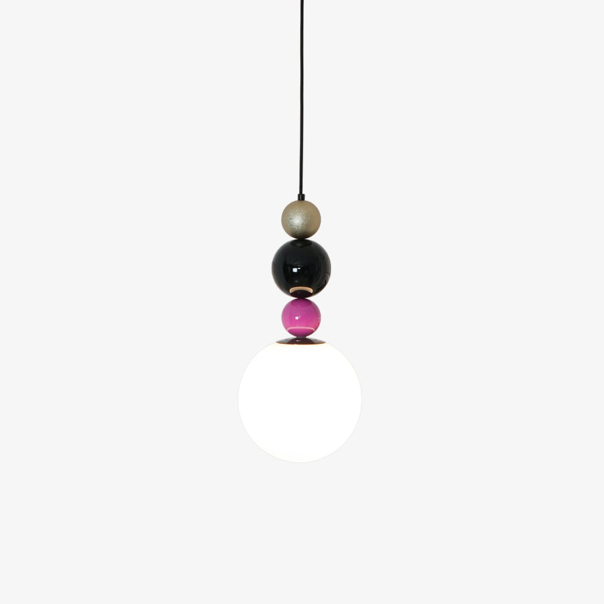 Eshaisra Nordic Art Round Balls Stacking Glass Pendant Lamp