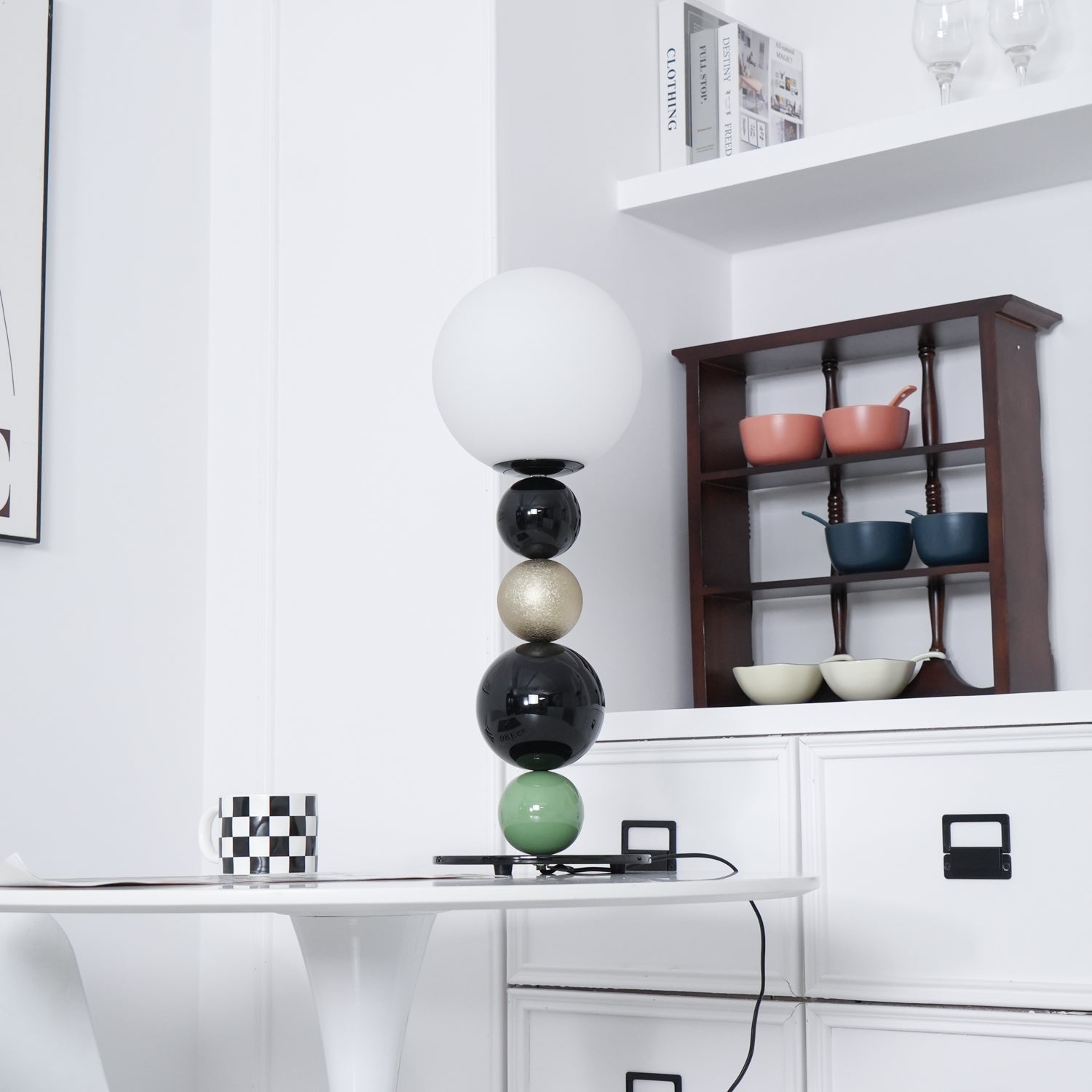 Orbital Balls Stacking Table Lamp