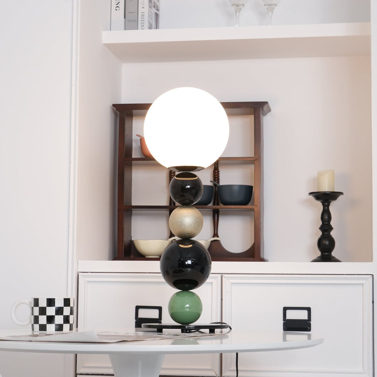 Orbital Balls Stacking Table Lamp