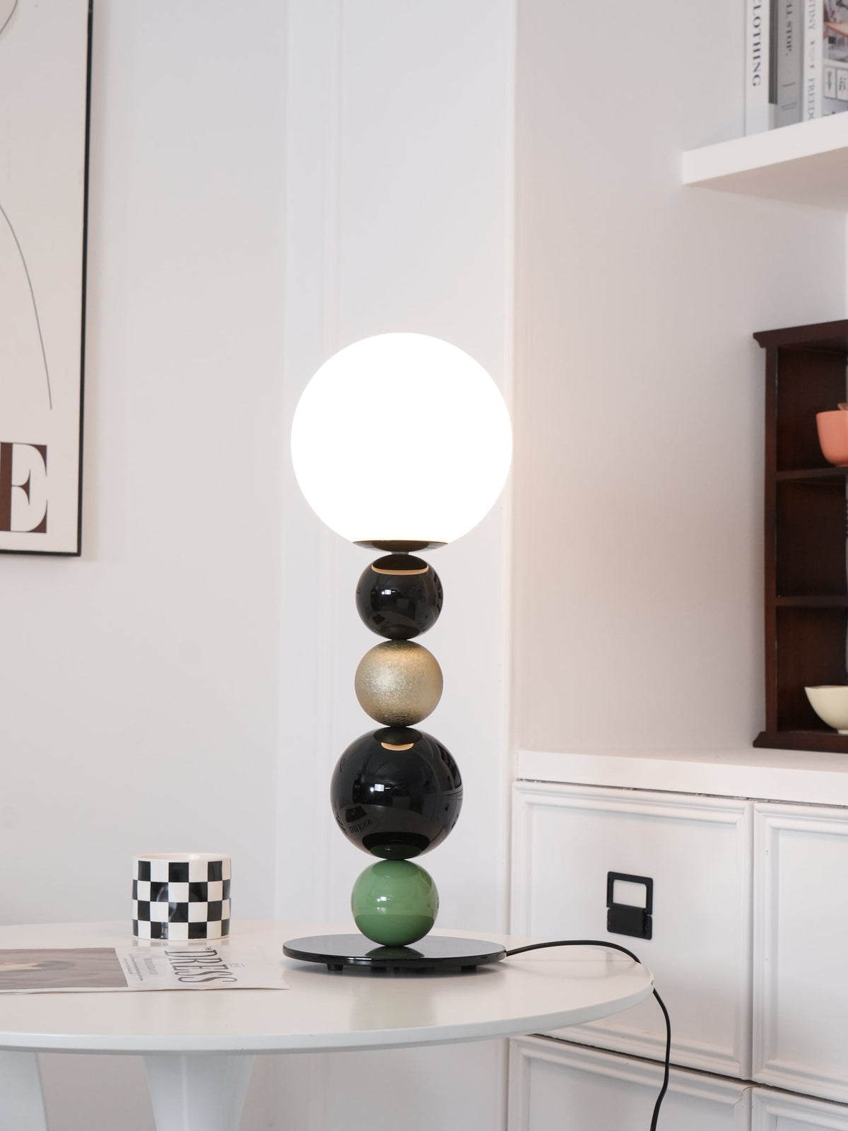 Orbital Balls Stacking Table Lamp