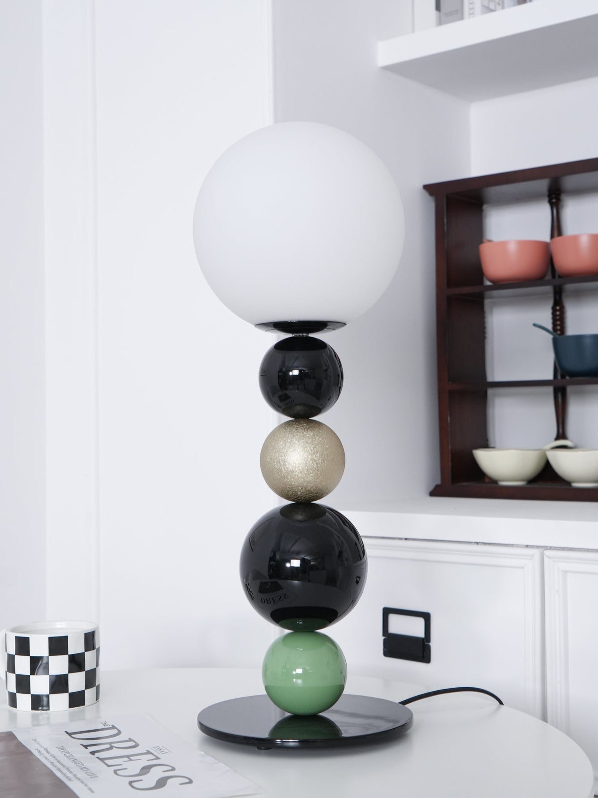 Orbital Balls Stacking Table Lamp