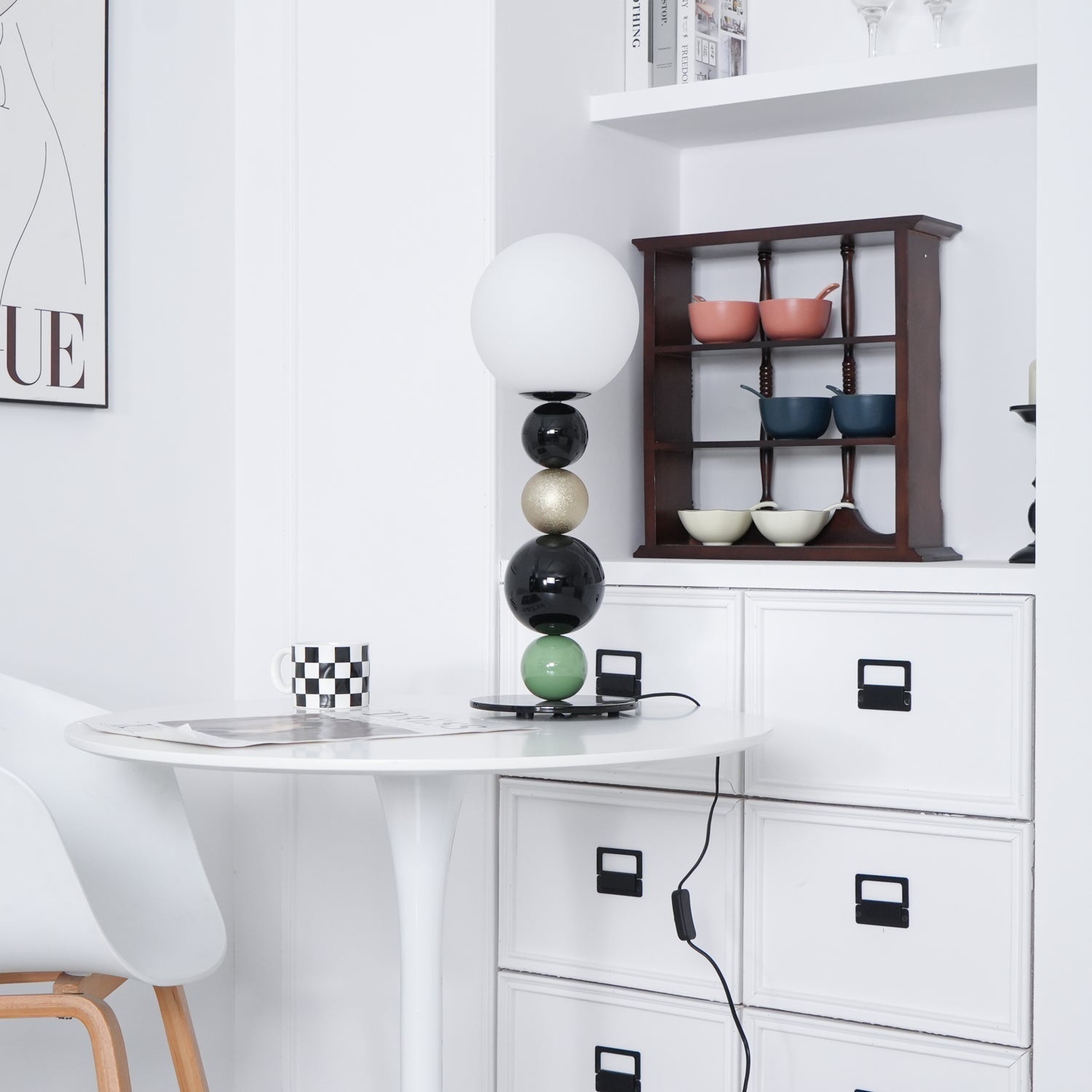 Orbital Balls Stacking Table Lamp