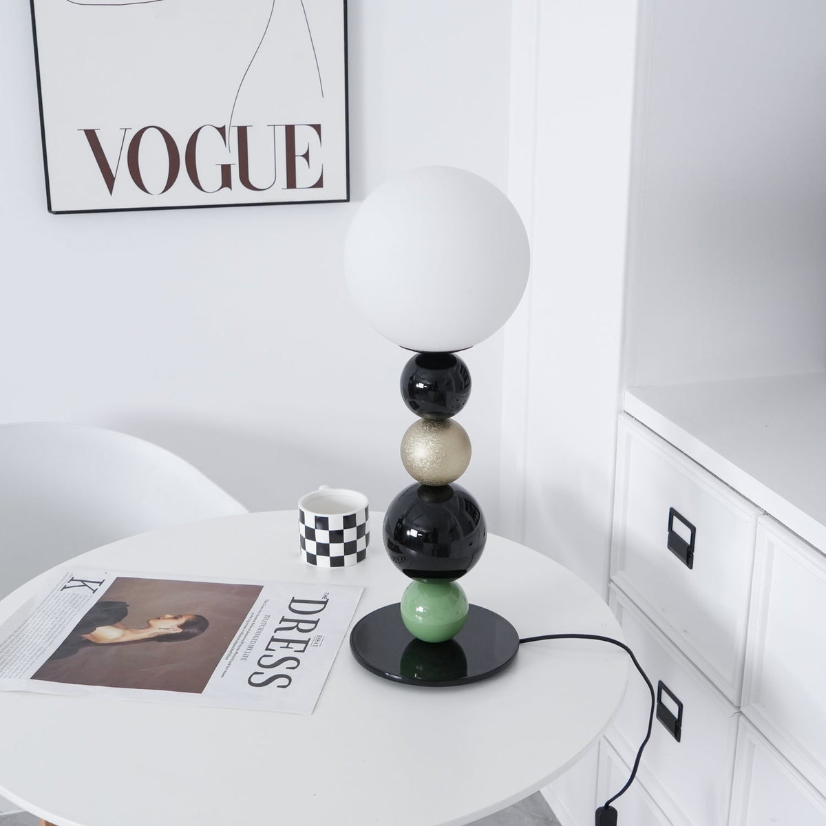 Orbital Balls Stacking Table Lamp