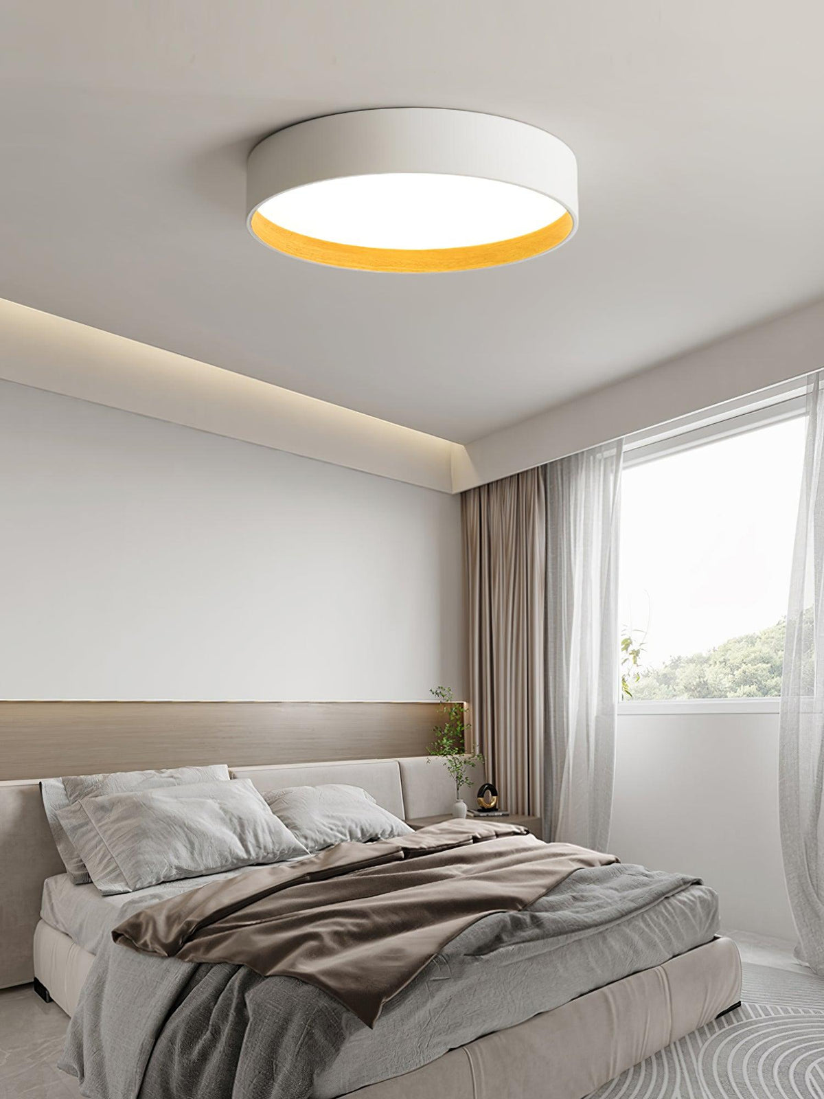 Cirarena Modern Minimalist Round Ceiling Lamp