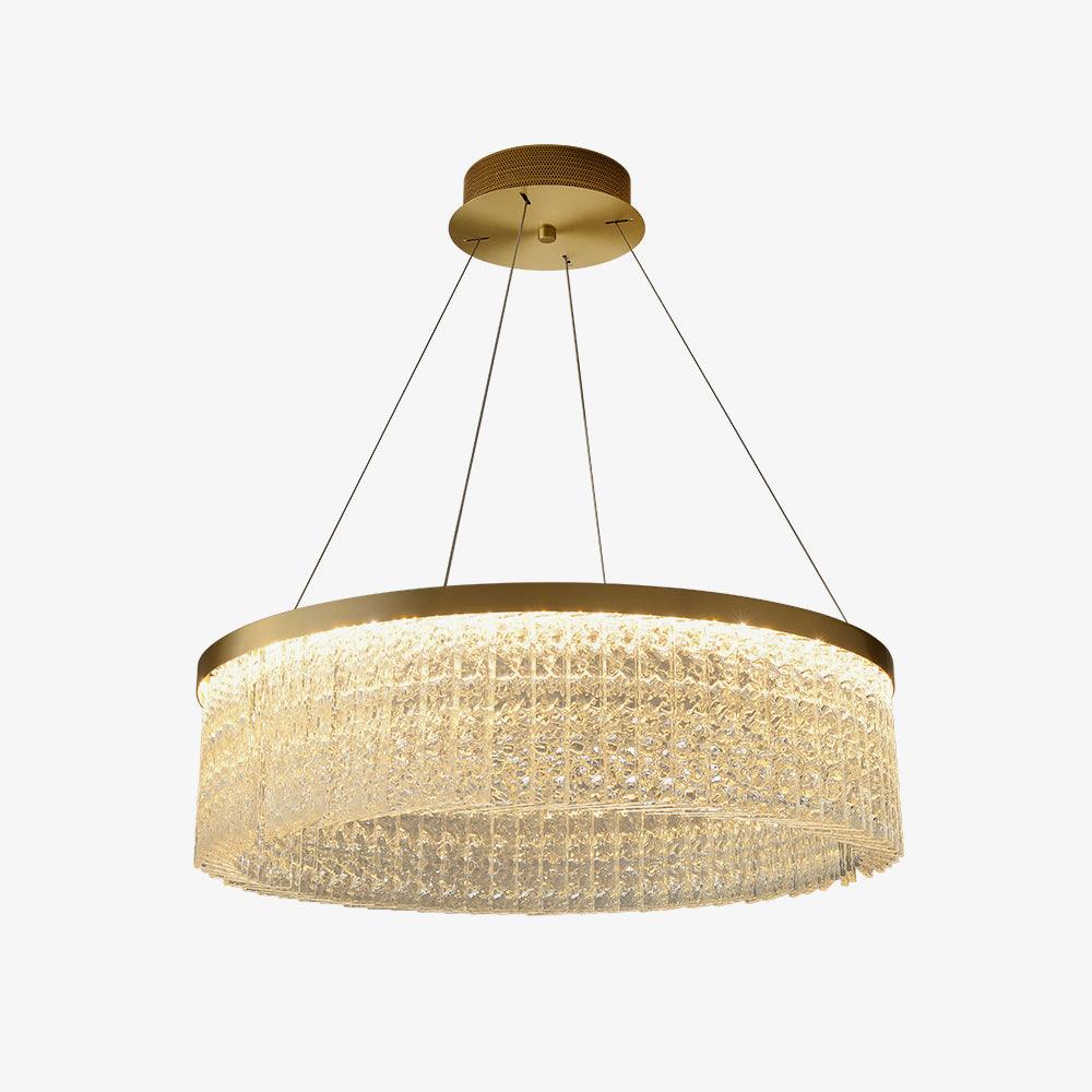 Seluira Chandelier Round Halo Crystal