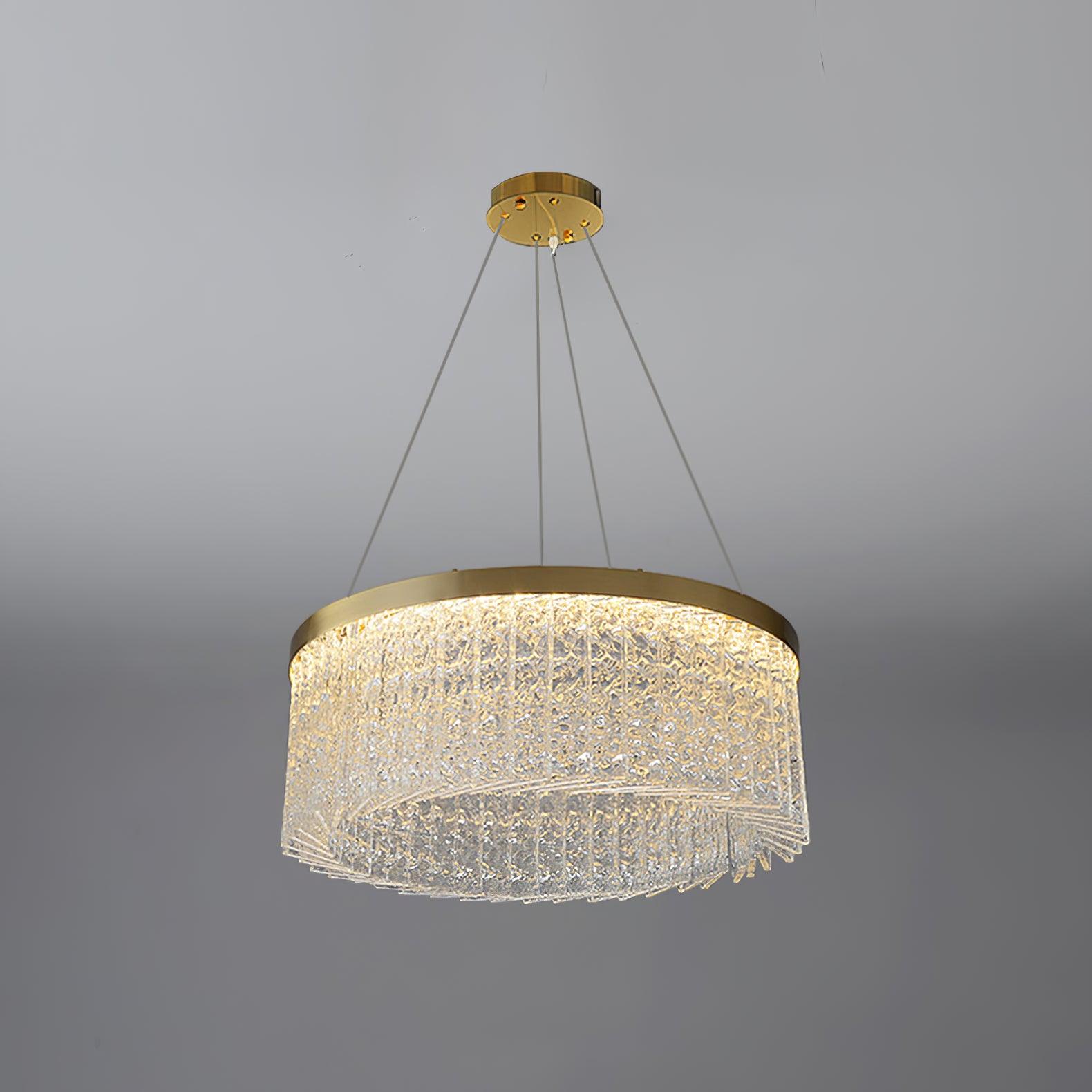 Seluira Chandelier Round Halo Crystal